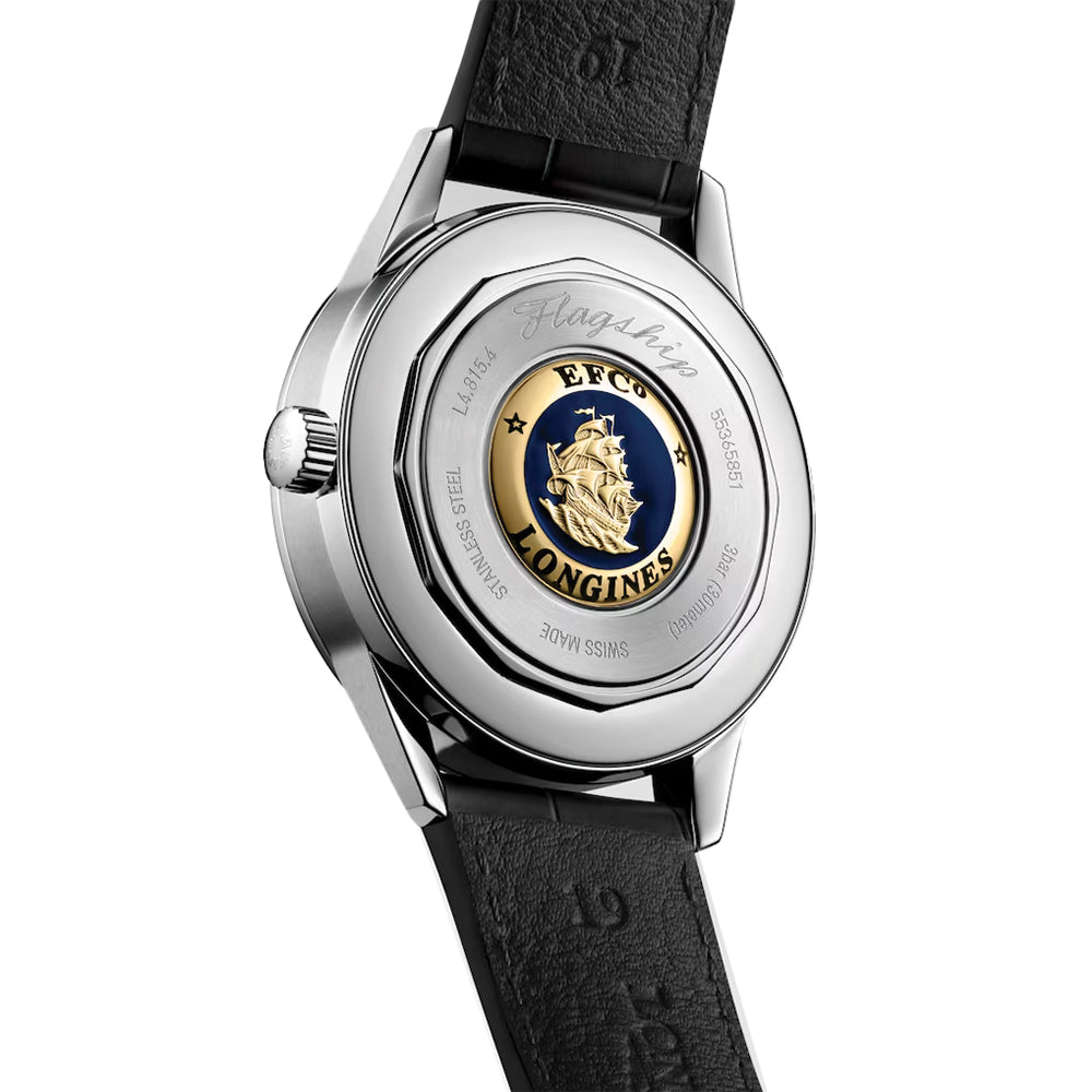 Flagship Heritage Moonphase 38.5mm Automatic Watch - Sunray Green Dial, Stainless Steel Case | Perfect for Business, Formal Events & Luxury Gift Giving
