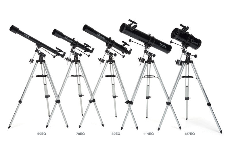 Celestron PowerSeeker 114 EQ Telescope - 114mm Reflector Telescope with Equatorial Mount for Astronomy Beginners | Perfect for Stargazing, Moon Observation & Astrophotography
