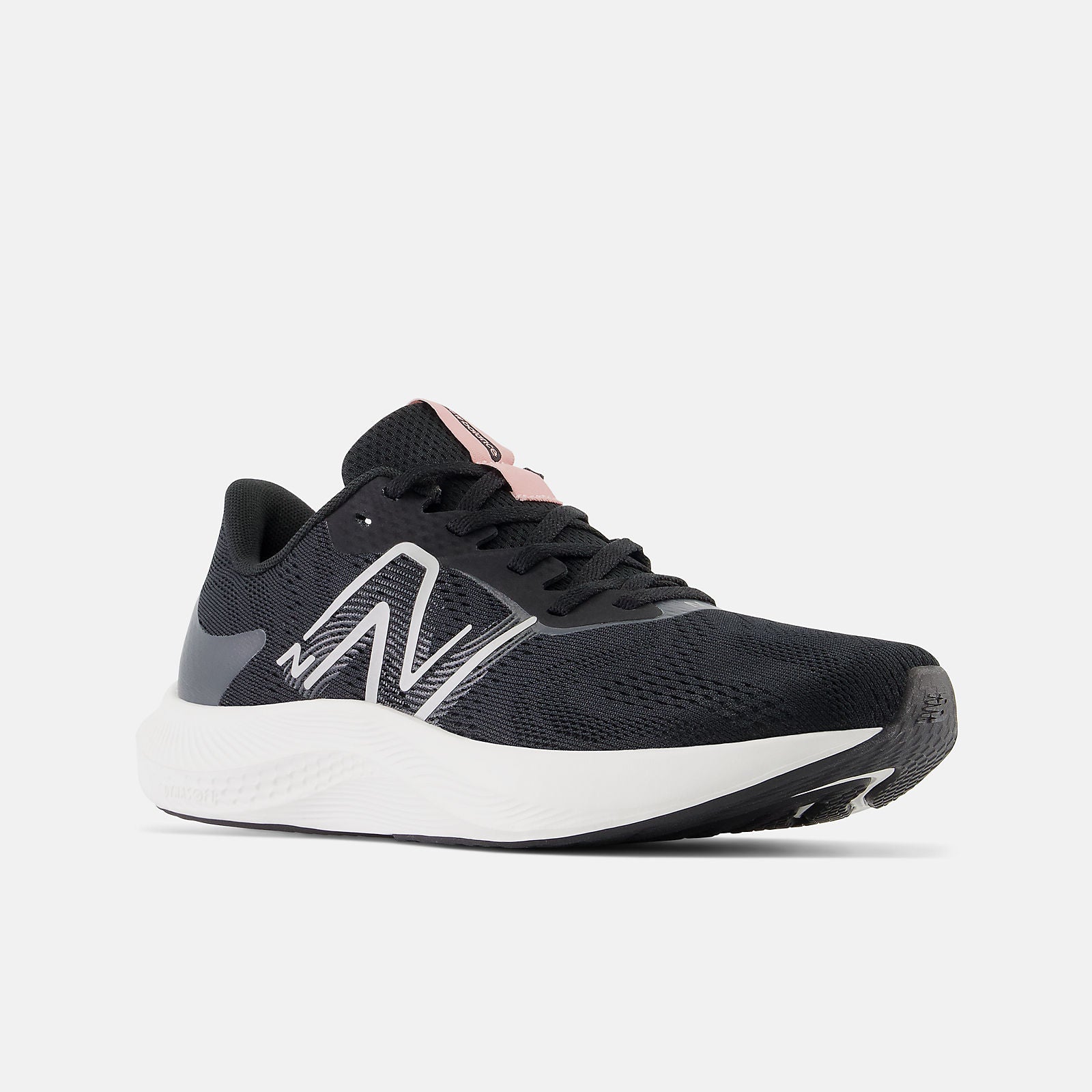 New Balance Women's DynaSoft Pro V2 Running Shoes - Black/White | Lightweight Cushioned Sneakers for Jogging, Gym & Everyday Wear