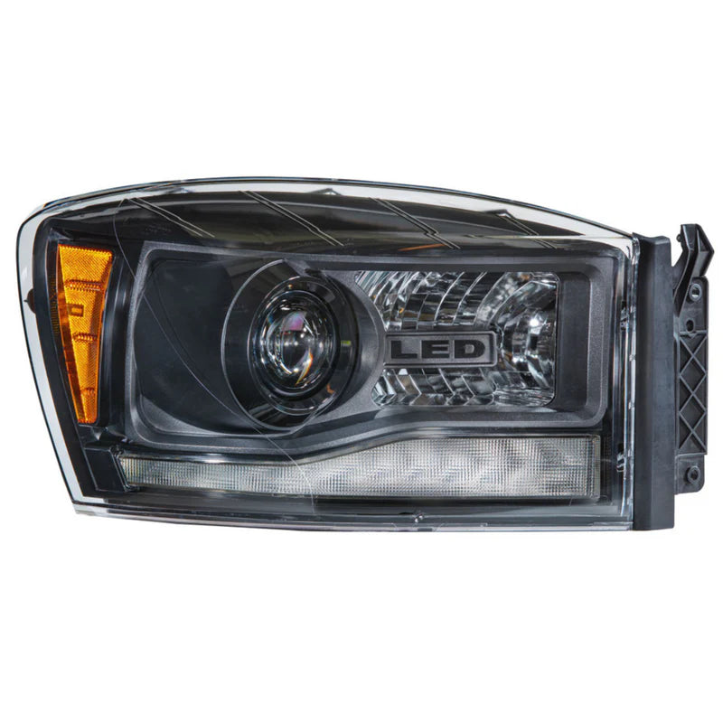 Morimoto XB Hybrid Multicolor Flow Series Headlights for 2006-2008 Dodge Ram - Upgrade Your Truck's Style & Visibility for Night Driving & Off-Road Adventures