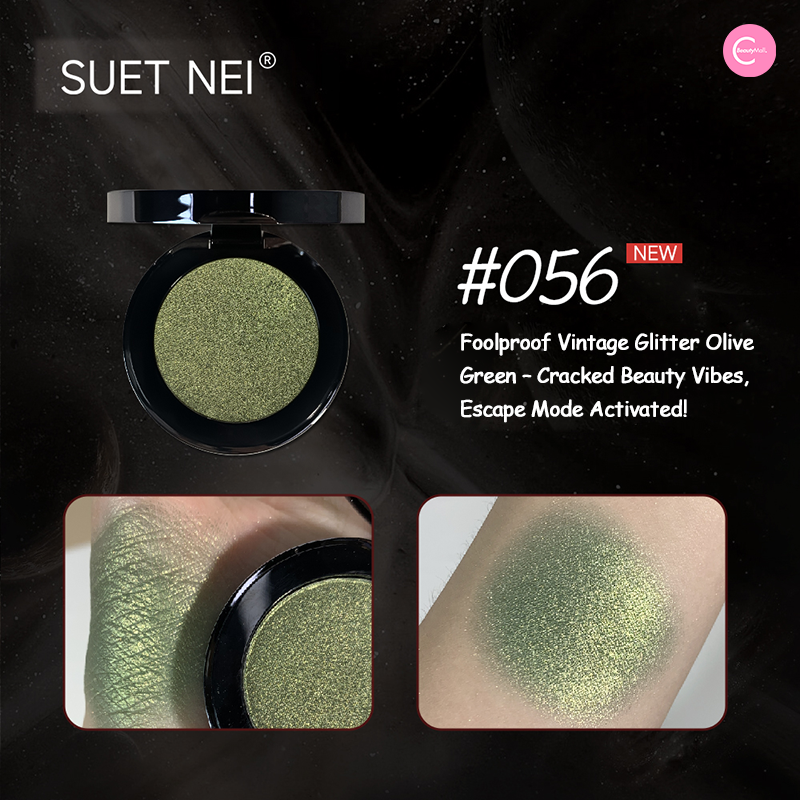 SUET NEI Pearl Monochrome Eyeshadow - Long Lasting Single Shimmer Eyeshadow Makeup for Day & Night Wear - Perfect for Parties, Weddings & Special Occasions