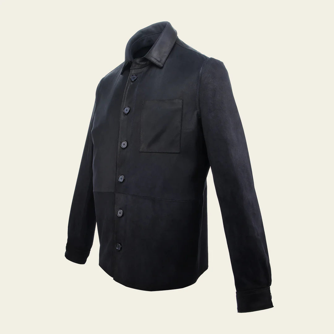 Premium Men's Cuadra Oxford Casual Fashion Goat Leather Vest - Stylish & Comfortable for Everyday Wear, Office, and Outdoor Activities