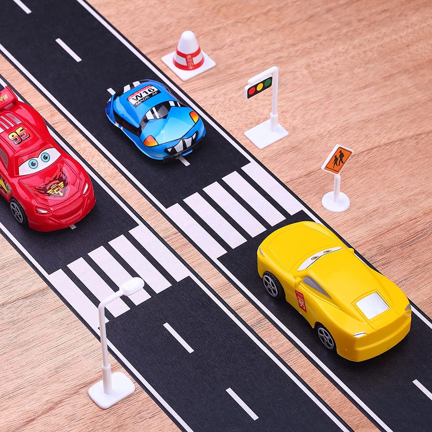 Black Toy Car Race Track Tape - 2.4