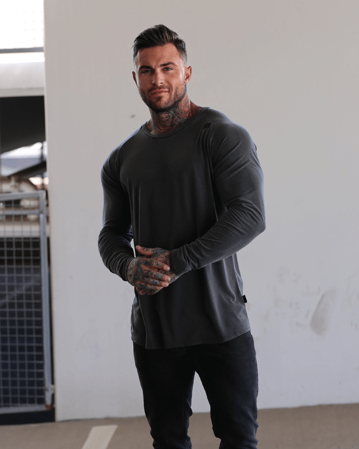 Motorcycle Long Sleeve Shirt for Men - Black Riding Jacket for Harley & Cruiser Bikes | Perfect for Motorcycle Tours, Road Trips & Biker Events