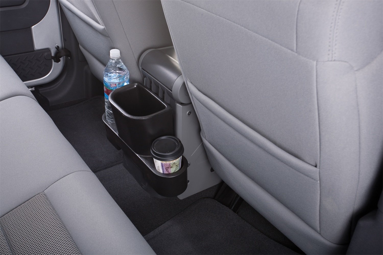 Stainless Steel 31600 Trash Can Cup Holder for Car - Compact & Durable Auto Garbage Bin with Lid for Snacks, Tissues & Small Trash - Perfect for Road Trips, Commuting & Travel Accessories