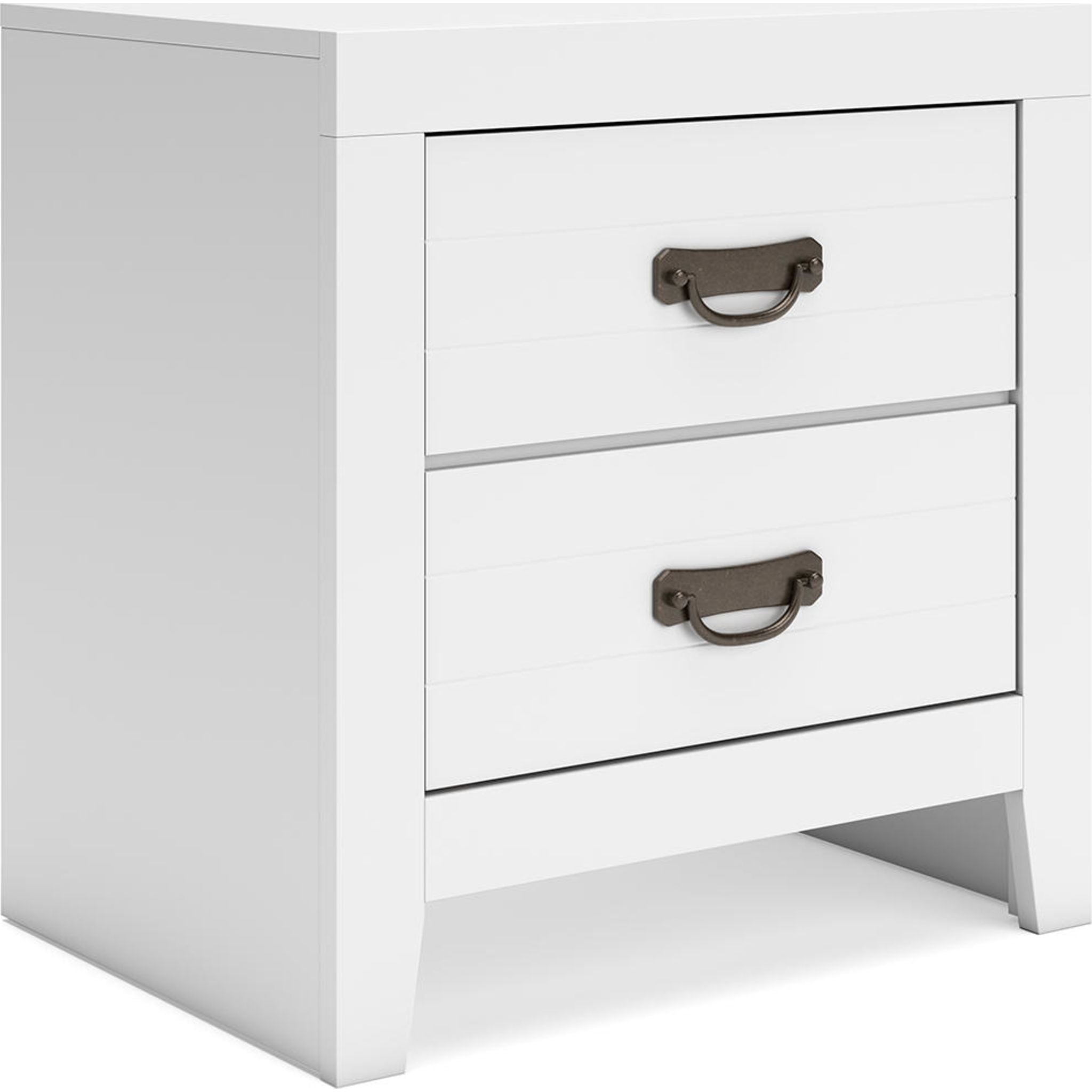 Binterglen 6-Piece Full Panel Bedroom Set in White - Modern Bed Frame, Nightstands & Dresser for Cozy Home Decor