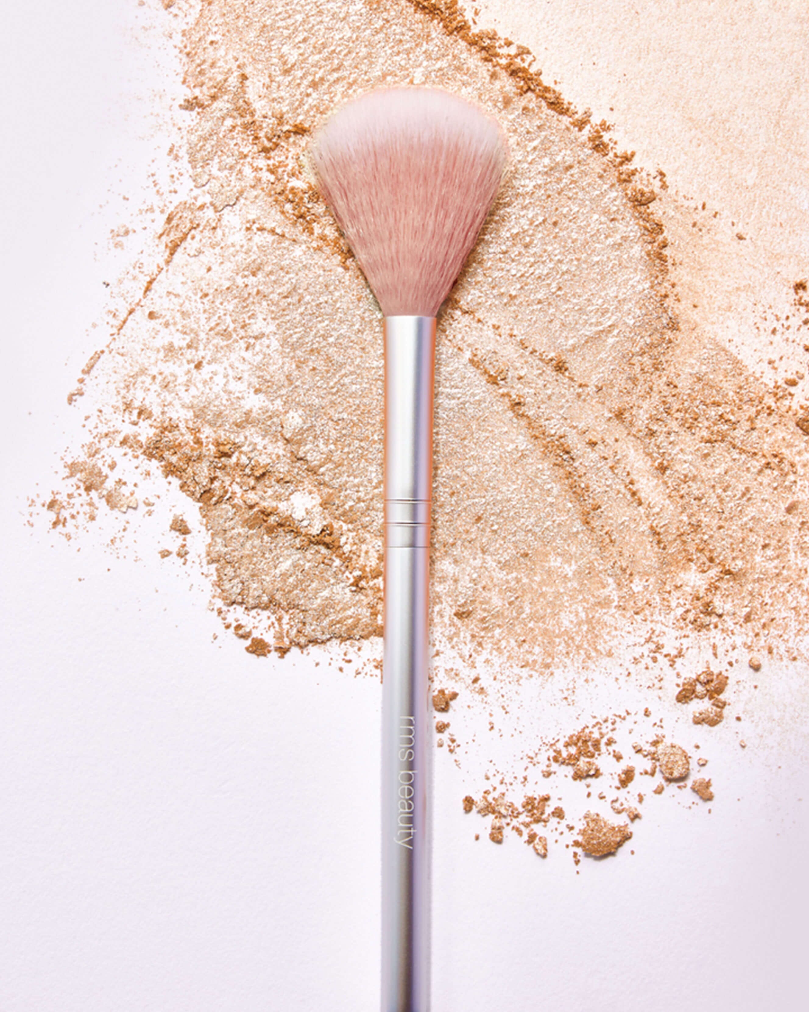 Skin2Skin Classic Fan Brush - Soft Bristles for Flawless Makeup Application | Perfect for Contouring, Blush, and Highlighter | Ideal for Professional & Home Use
