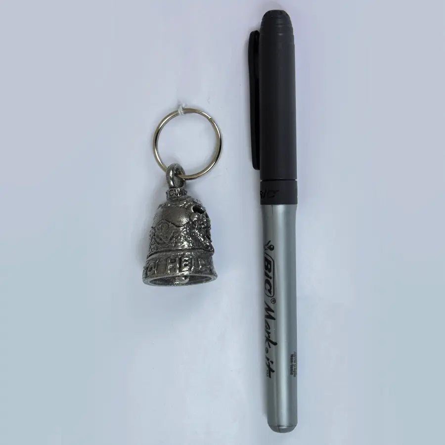 Open Road Highway To Hell Motorcycle Guardian Bell - Protective Ride Charm for Bikers, Gift for Harley & Cruiser Riders (Use on Handlebars for Safe Journeys)
