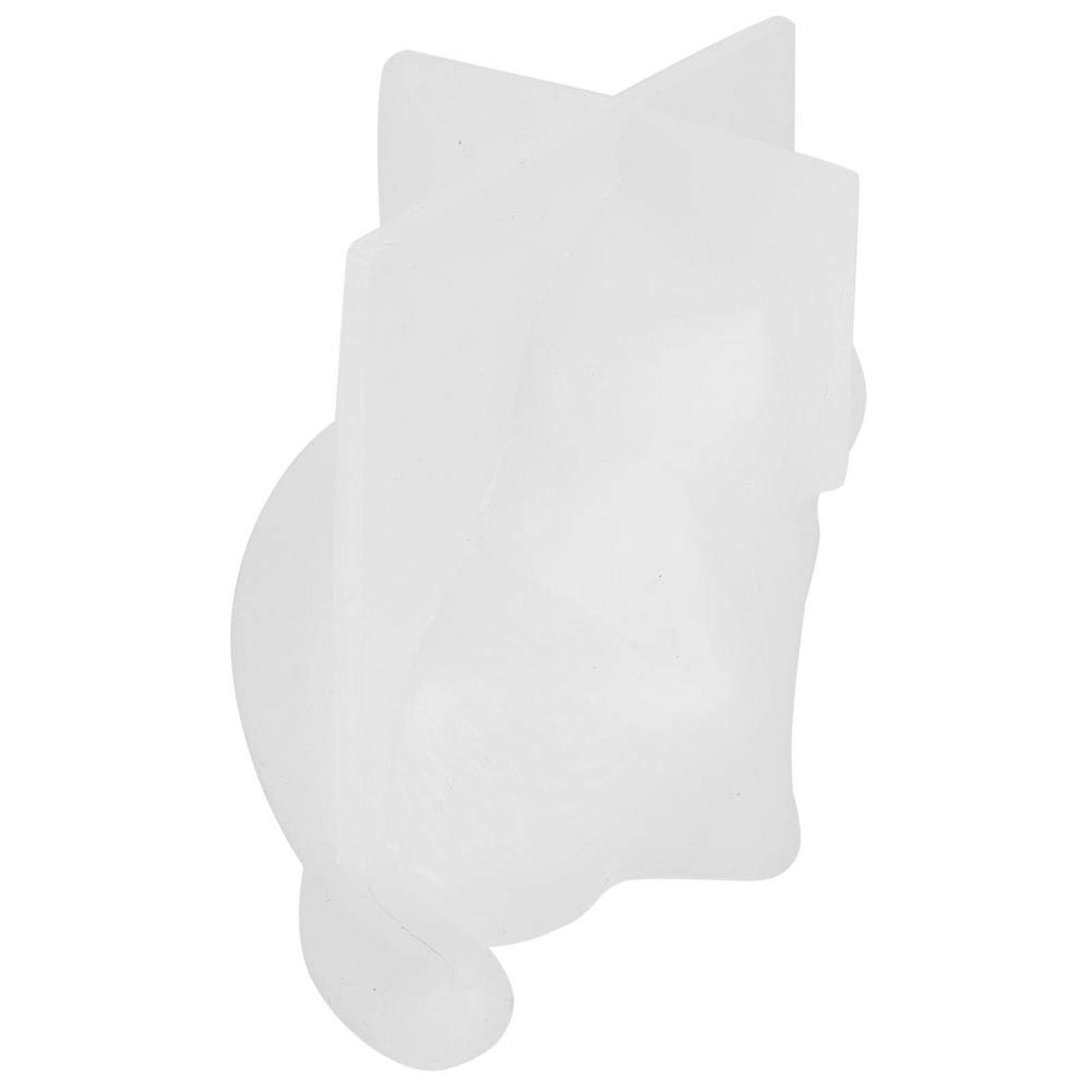 Cute DIY Cat Plaster Molds & Silicone Molds for Resin Candles - Scratching Head Cat Design | Perfect for Home Decor, Gift Making, and Craft Projects
