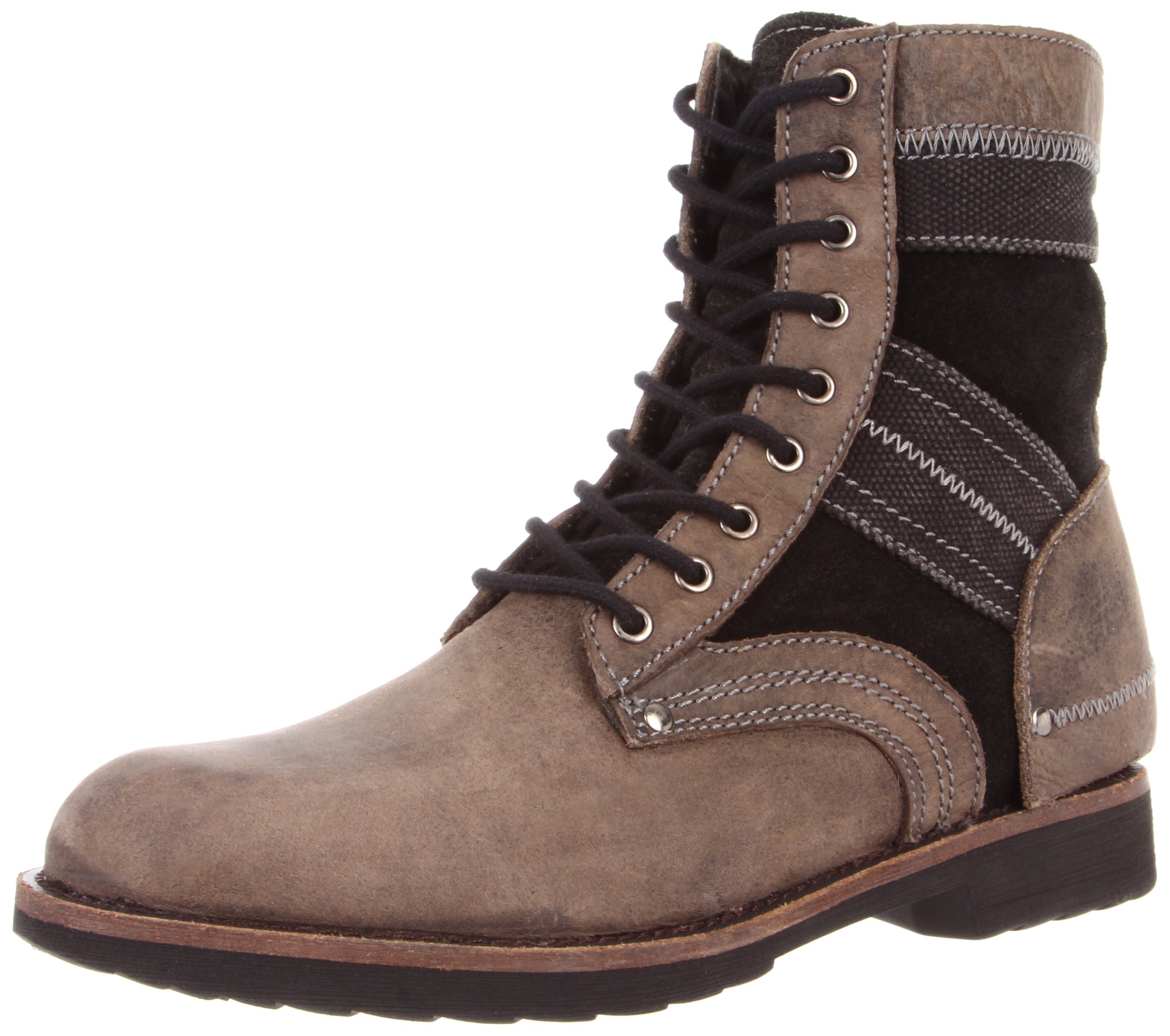 Bed Stu Men's Process Lace-Up Boots - Premium Leather Work Boots for Men | Durable & Stylish for Outdoor Work, Hiking & Casual Wear