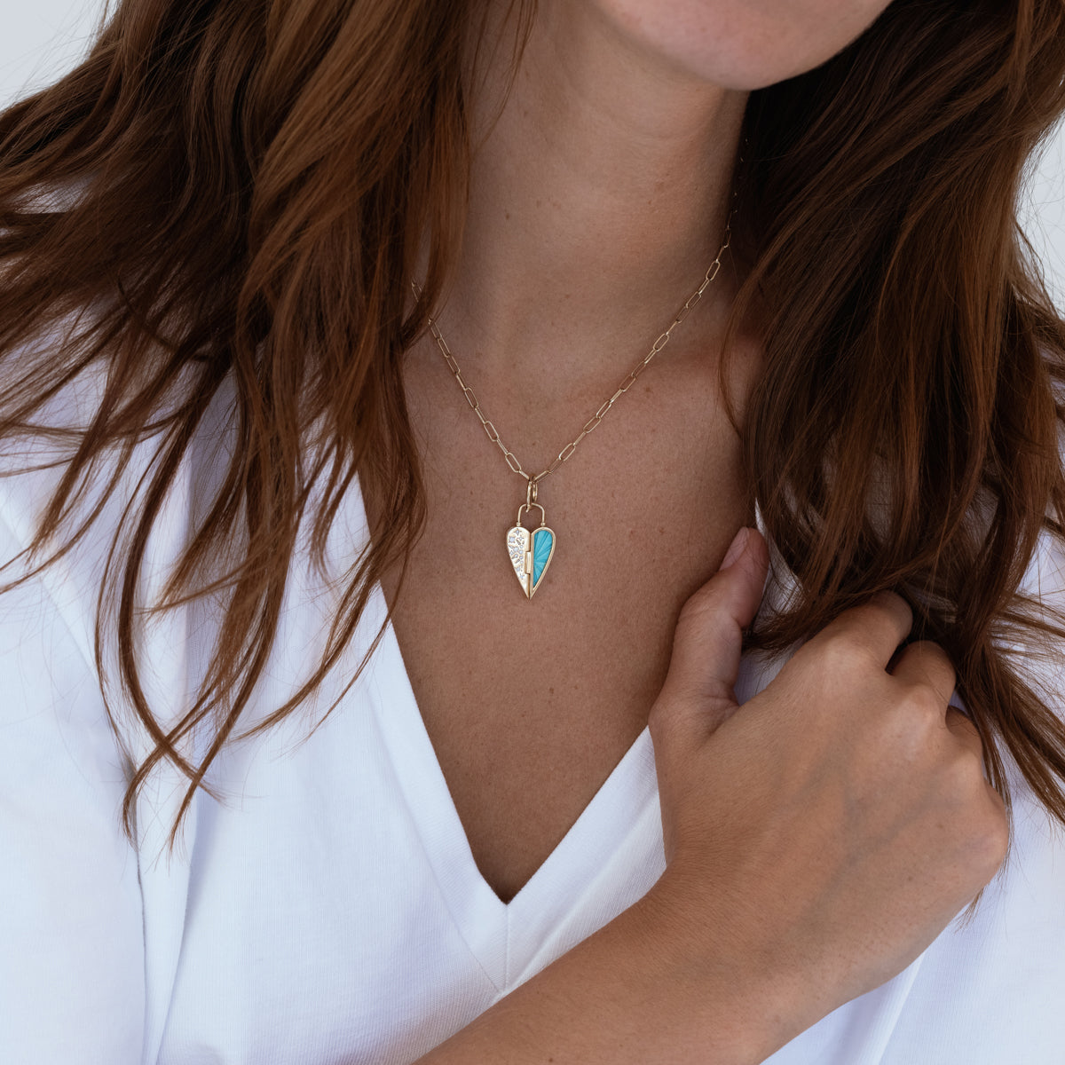 Wild Heart Pendant Necklace - Natural Stone Jewelry for Women, Boho Chic Accessories - Perfect for Everyday Wear, Gifts & Spiritual Healing