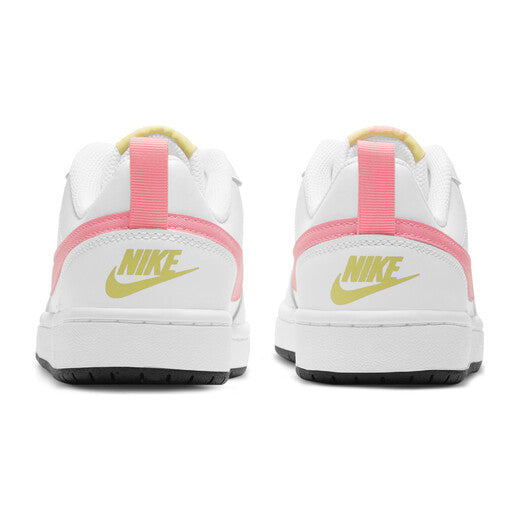 Nike Court Borough Low 2 GS Kids' Sneakers - Sunset Pulse Colorway | Comfortable Casual Shoes for School, Playground & Daily Wear