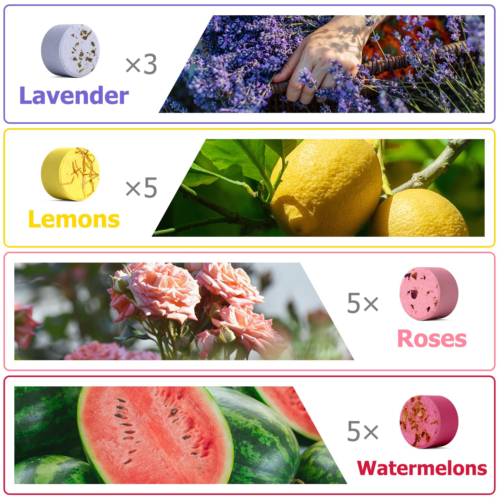 18 Pack Aromatherapy Shower Steamers with Essential Oils - Relaxing Bath Bombs for Women, Perfect Self Care Gift for Mom, Birthday Present & Stocking Stuffer - Use for Stress Relief & Spa-Like Shower Experience