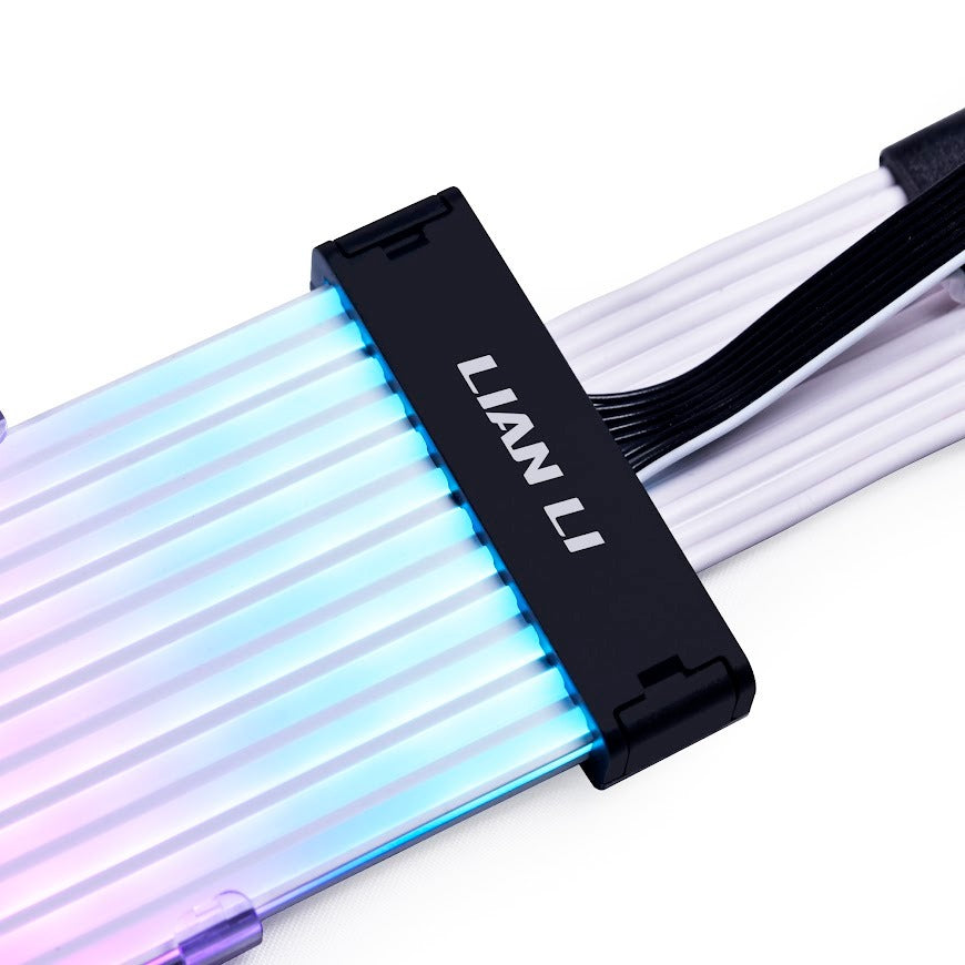 Lian Li Strimer Plus V2 12VHPWR RGB LED Extension Cable - 12 Addressable Light Strips for PC Gaming Rig & Custom Builds | Perfect for RTX 4090, 4080 GPU Power Connectors