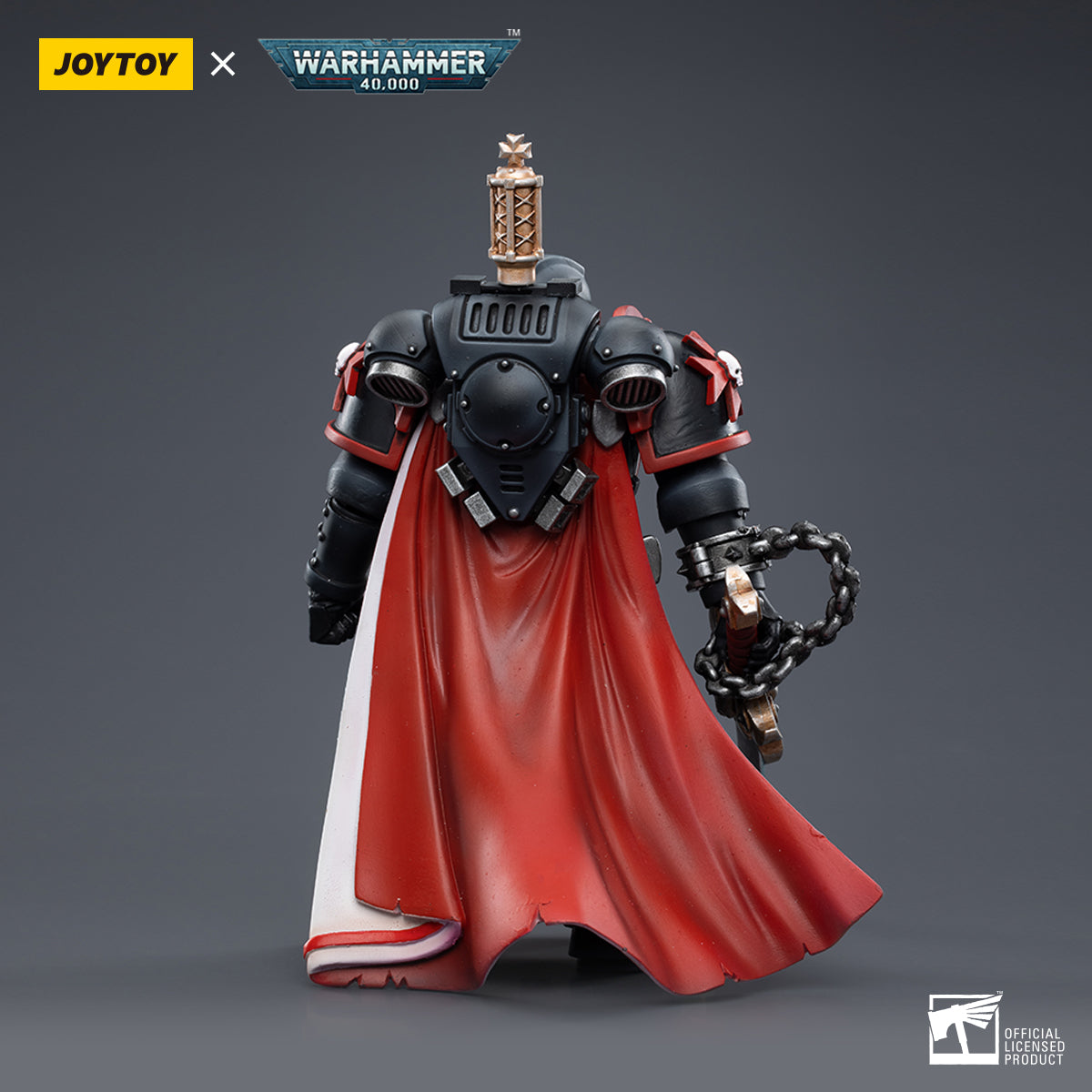 1/18 Scale JOYTOY Warhammer 40K Black Templars Action Figure Set (3pcs) - Perfect for Collectors, Tabletop Gaming & Display