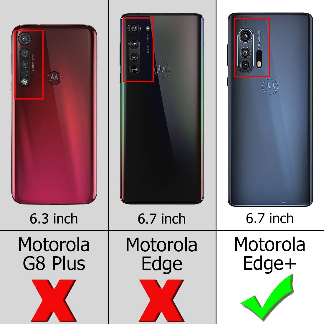 **Shockproof Heavy Duty Case for Motorola Moto Edge Plus (2023) - Impact Resistant Protective Cover with Military-Grade Drop Protection | Perfect for Outdoor, Work & Travel (New Black)**