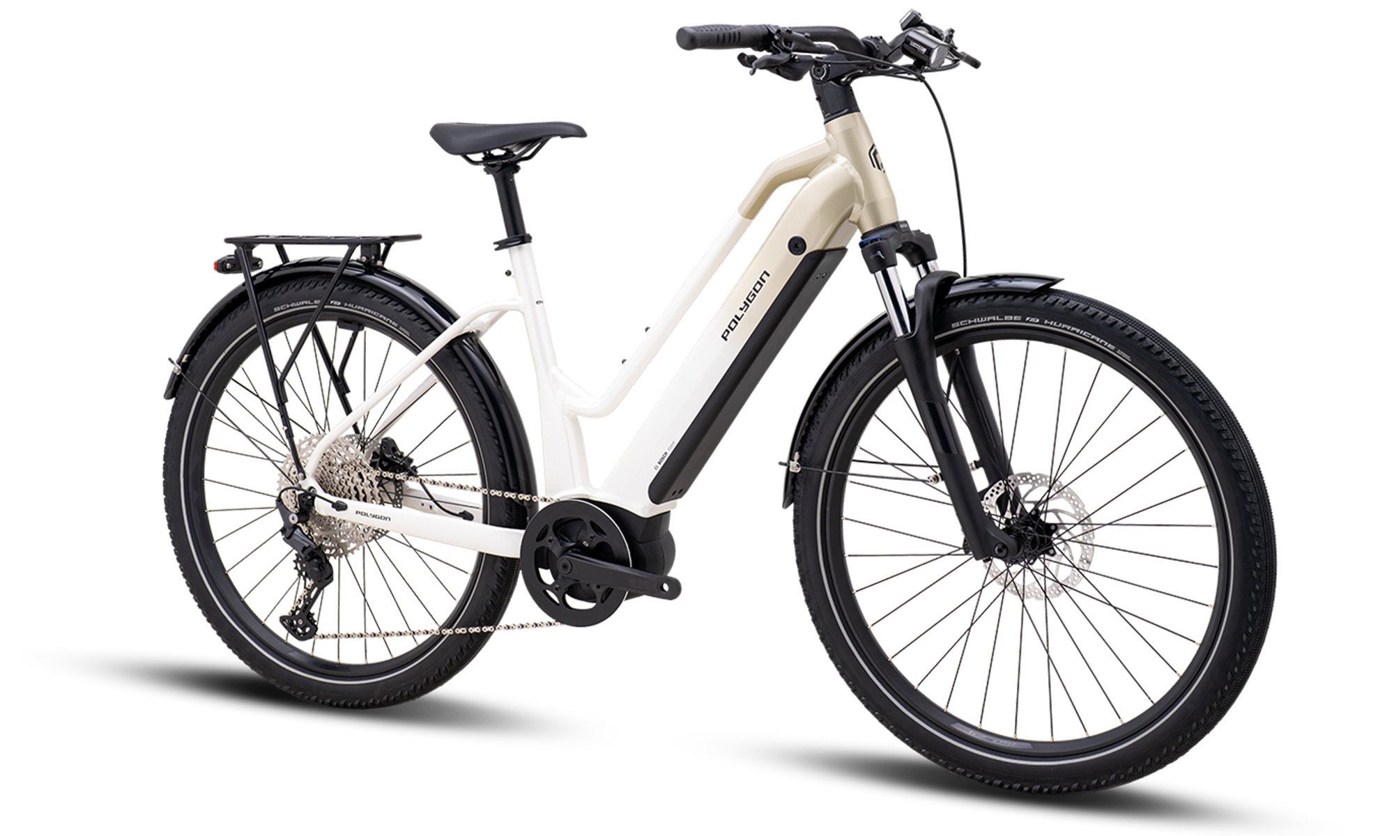 Polygon Kalosi Lanes Prime Bosch Urban Electric Bike - Commuter E-Bike with 500W Motor & 28mph Speed - Perfect for City Riding & Daily Commutes