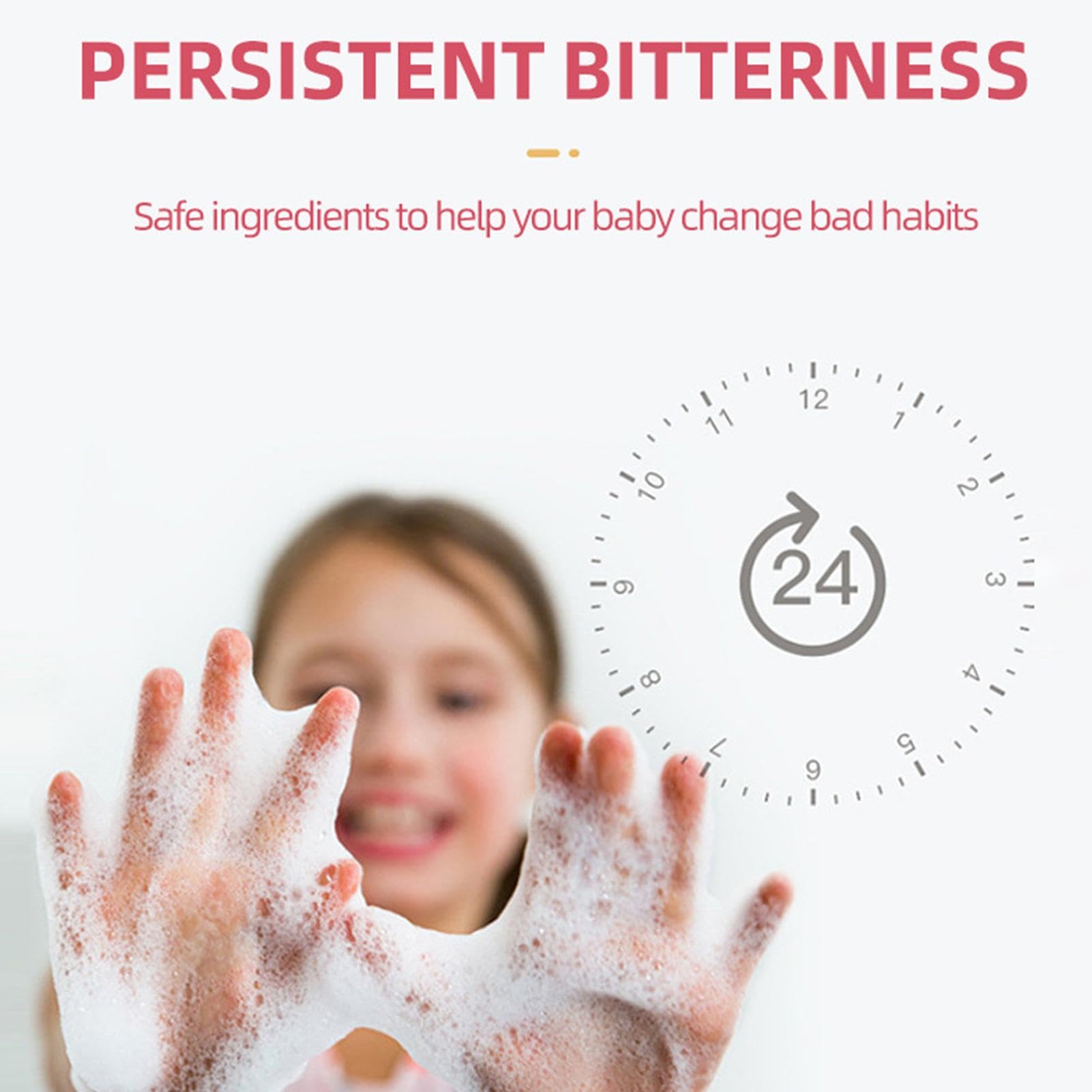 Bitter Nail Biting Prevention Polish for Kids & Adults - 0.5oz Safe Nail Bite Stopper with Long-Lasting Bitter Taste | Stop Thumb Sucking & Finger Chewing Habit | Dermatologist-Tested Formula | Perfect for Home, School & Travel Use
