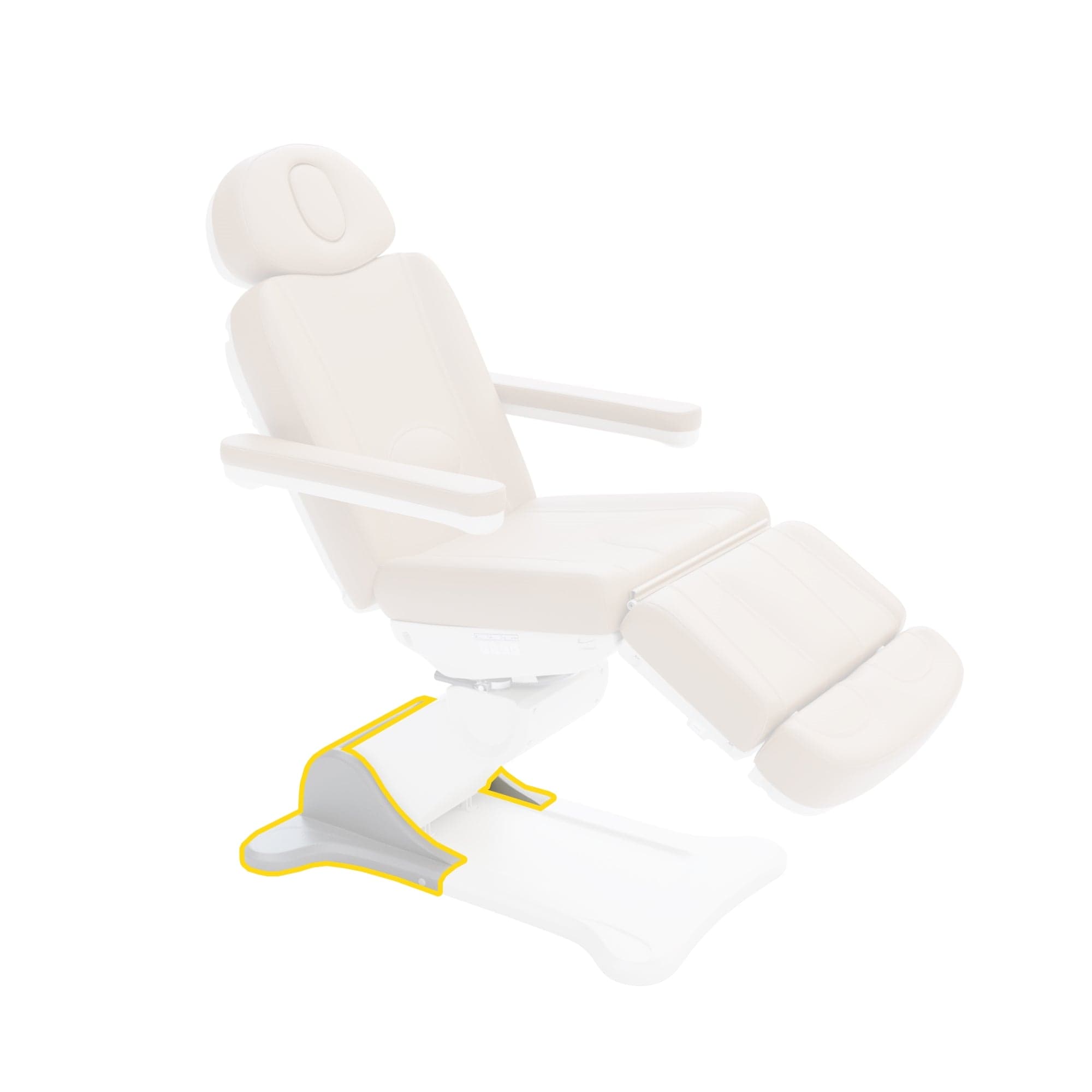 2246B Dental Treatment Chair Base (Rear Plastic) - Replacement Part for Dental Clinic & Office Use