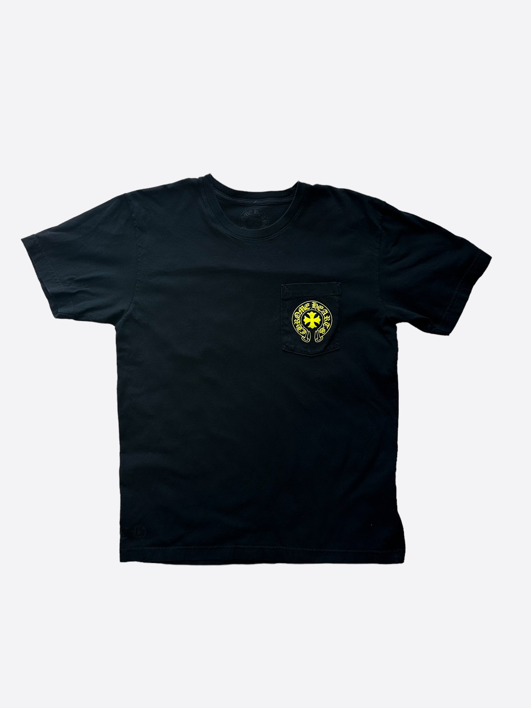 Chrome Hearts Black & Yellow Hollywood T-Shirt - Stylish Graphic Tee for Men & Women | Perfect for Casual Wear, Street Fashion & Concert Outfits