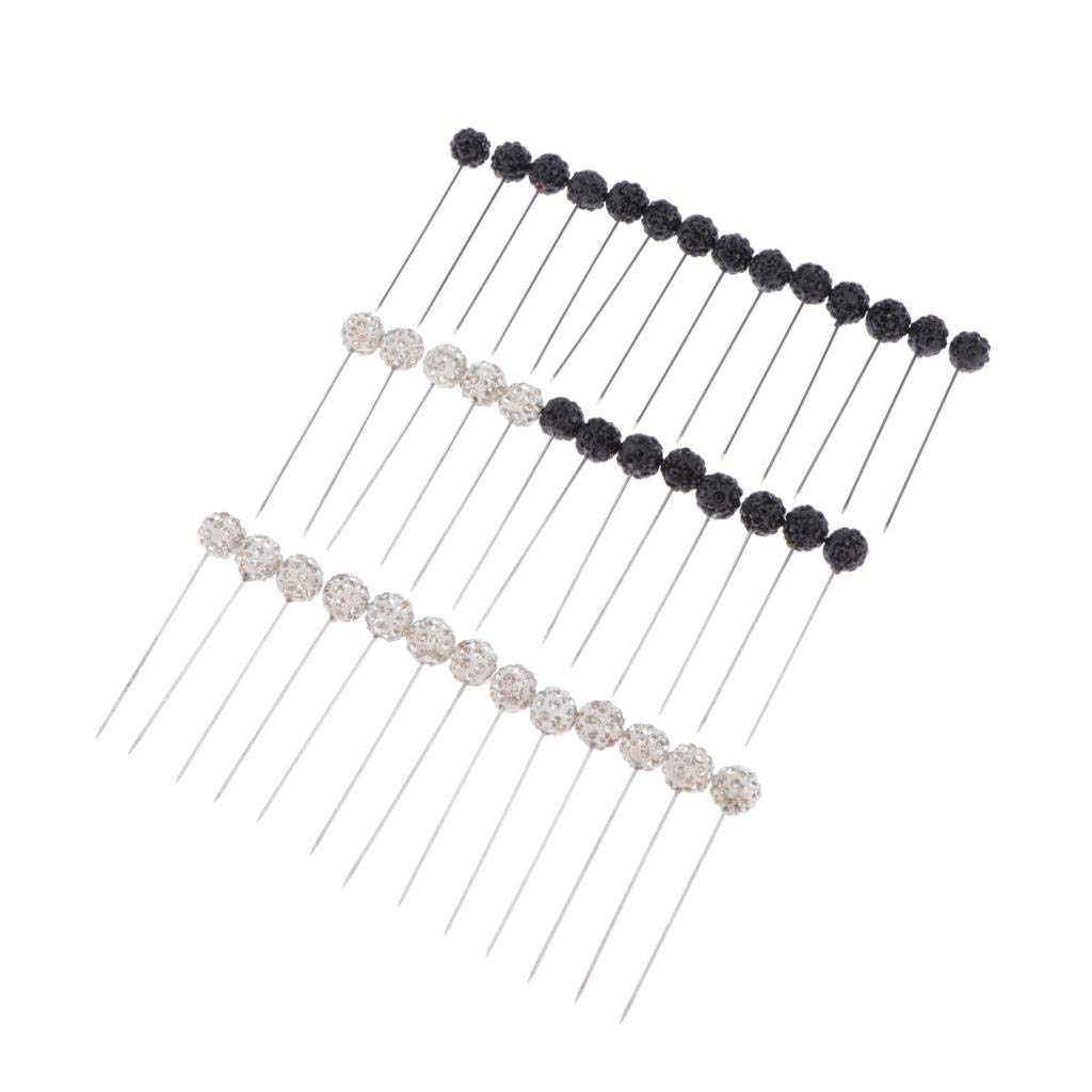 Ubersweet 40pcs Hijab Pins Ball Head Needles for Women - Secure Scarves & Veils