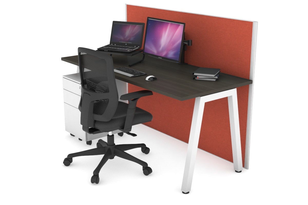 Horizon Quadro A Legs Office Desk - 1600L x 700W Modern Workstation for Home & Office - Perfect for Remote Work, Study & Professional Workspaces