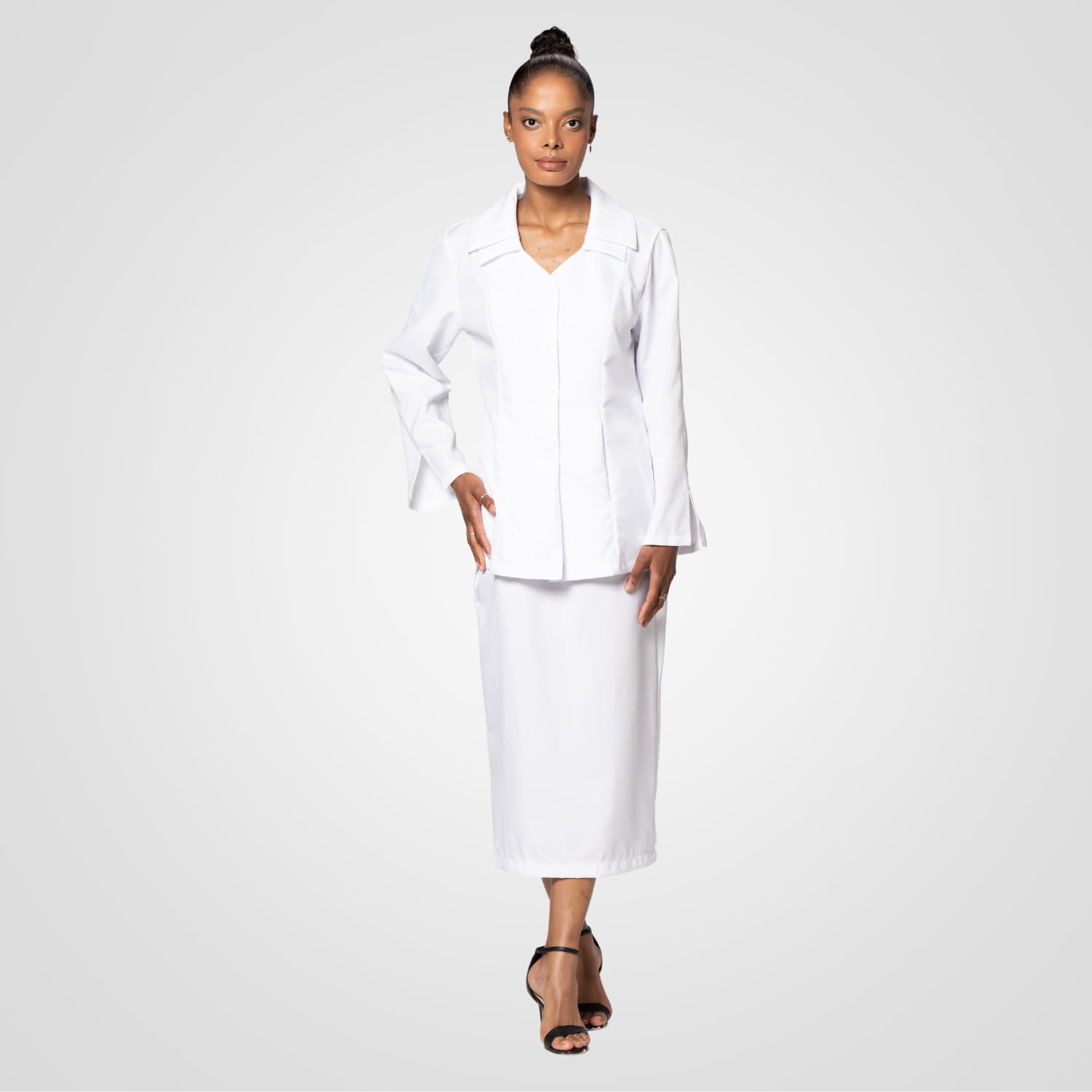 Elegant Women's Church Skirt Suit Set - Professional Ladies Suit for Church, Work & Special Occasions | G12777 | Perfect for Sunday Service, Weddings & Formal Events