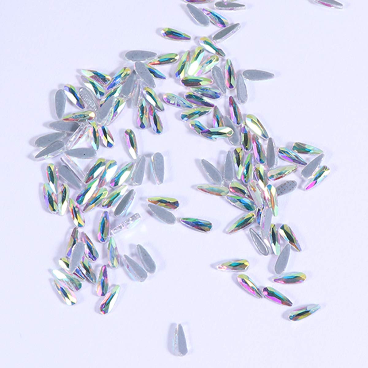 Lurrose 144pcs Shiny Flatback Nail Gems Rhinestones - Premium DIY Nail Art Decoration Kit for Manicure & Pedicure | Salon & Home Use | Perfect for Nail Design Parties, Bridal Nails, Wedding, Prom, Birthday | Self Care Gift Idea for Women & Teens | Great for Nail Art Beginners and Professionals | Ideal for Home Spa, Girls Night, DIY Nail Art Projects