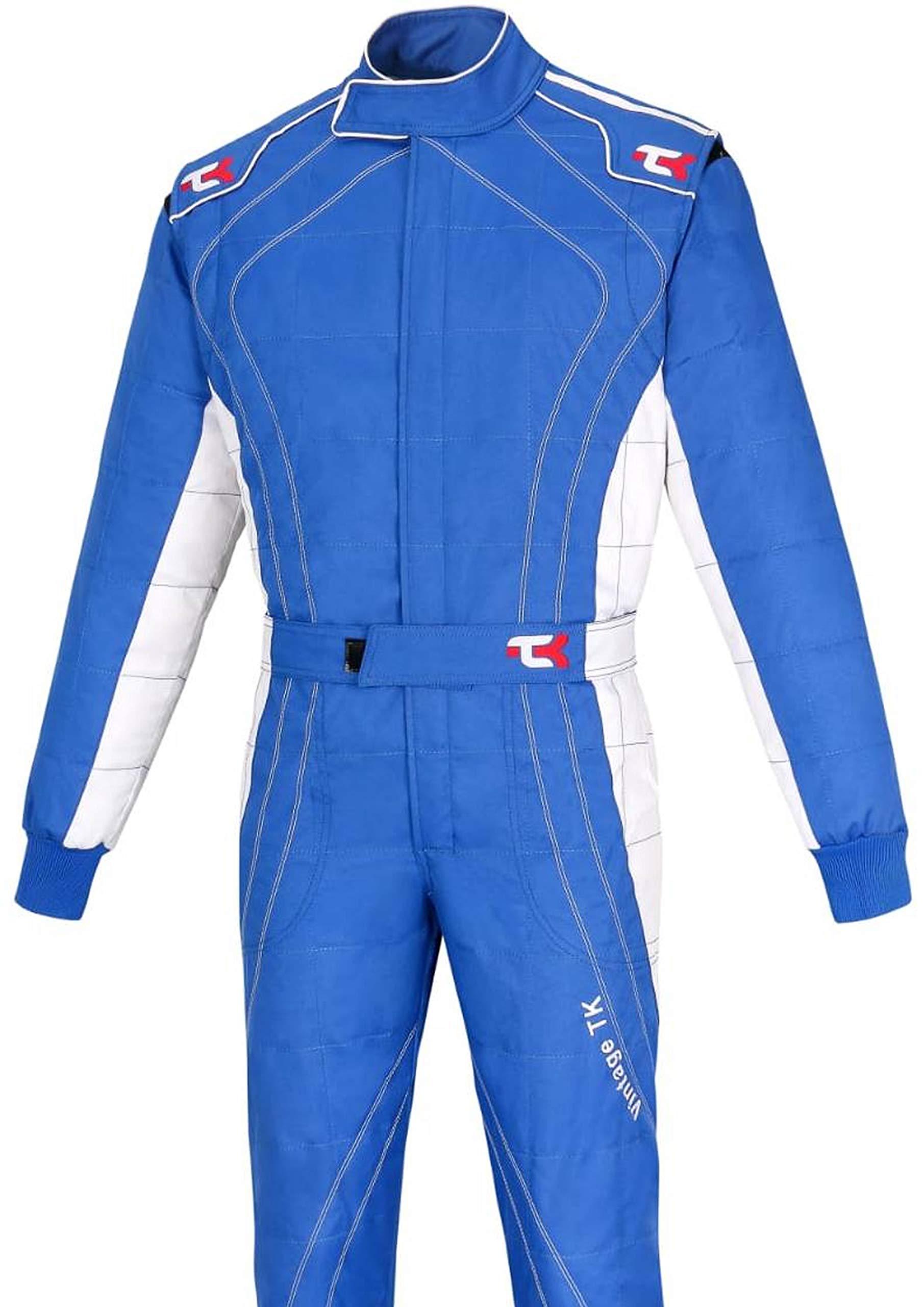TK Adult Karting Suit - Professional One-Piece Race & Rally Suit for Go Kart Racing - Durable Cordura Fabric - Perfect for Track Days, Motorsports & Racing Events