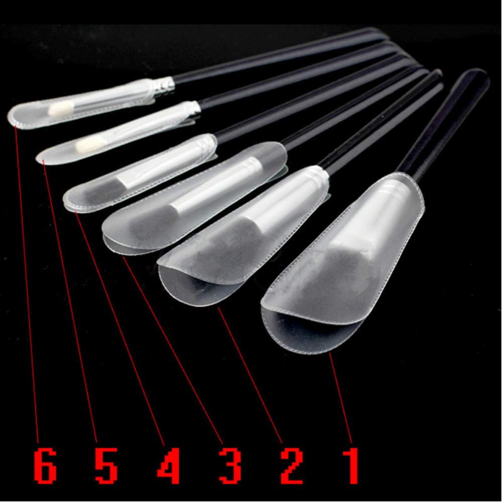6-Piece Makeup Brush Storage Bag Set - Cosmetic Brush Protectors & Guards with Travel Pouch (Brushes Not Included) - Perfect for Organizing & Traveling with Beauty Tools