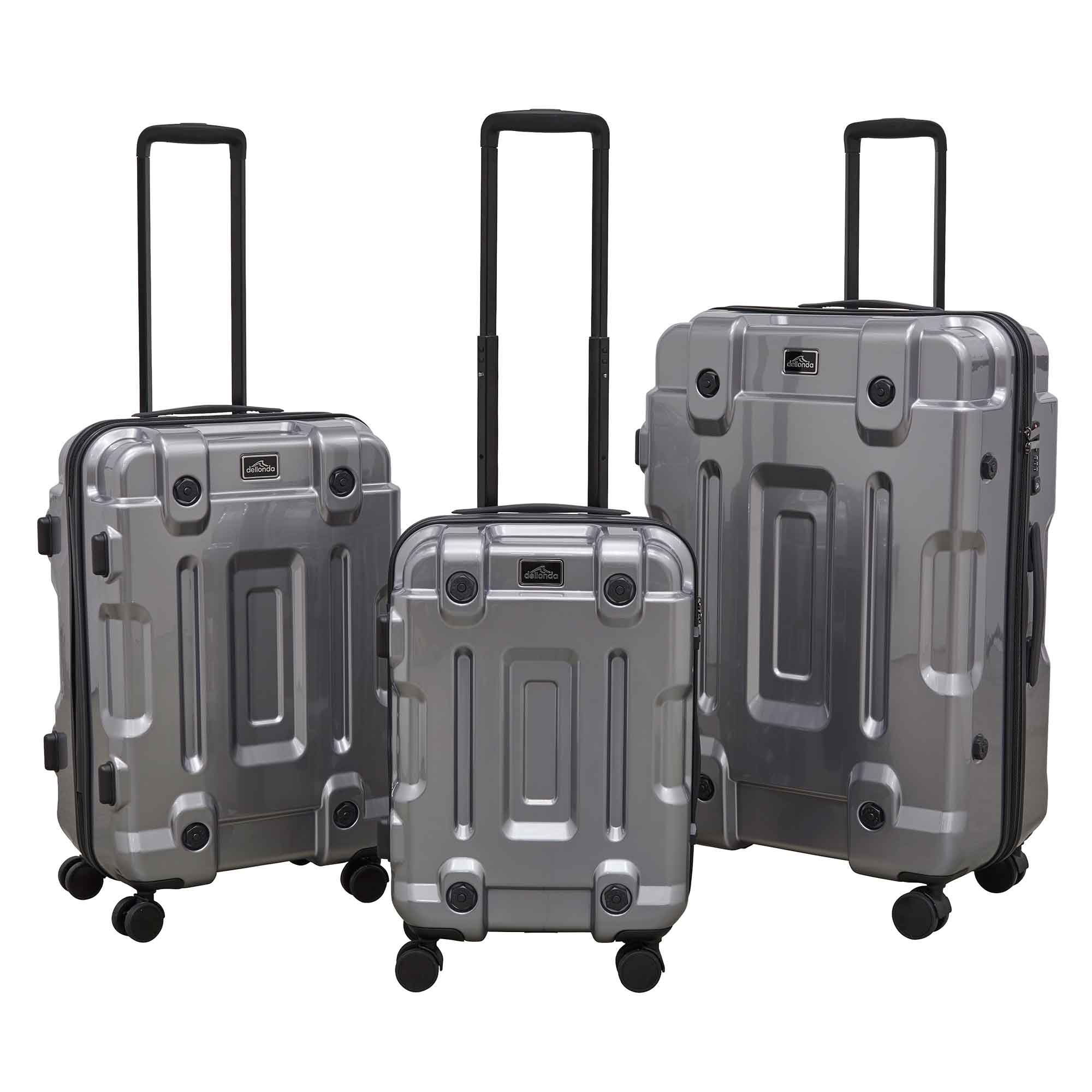 3-Piece Lightweight Luggage Set with TSA Lock - ABS/PC Spinner Suitcase (20