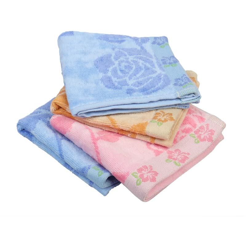 GRGRASP Soft 100% Cotton Velvet 400 GSM Face Towel Set of 12 (27x27cm) - Perfect for Spa, Gym, Travel & Daily Skincare Routine