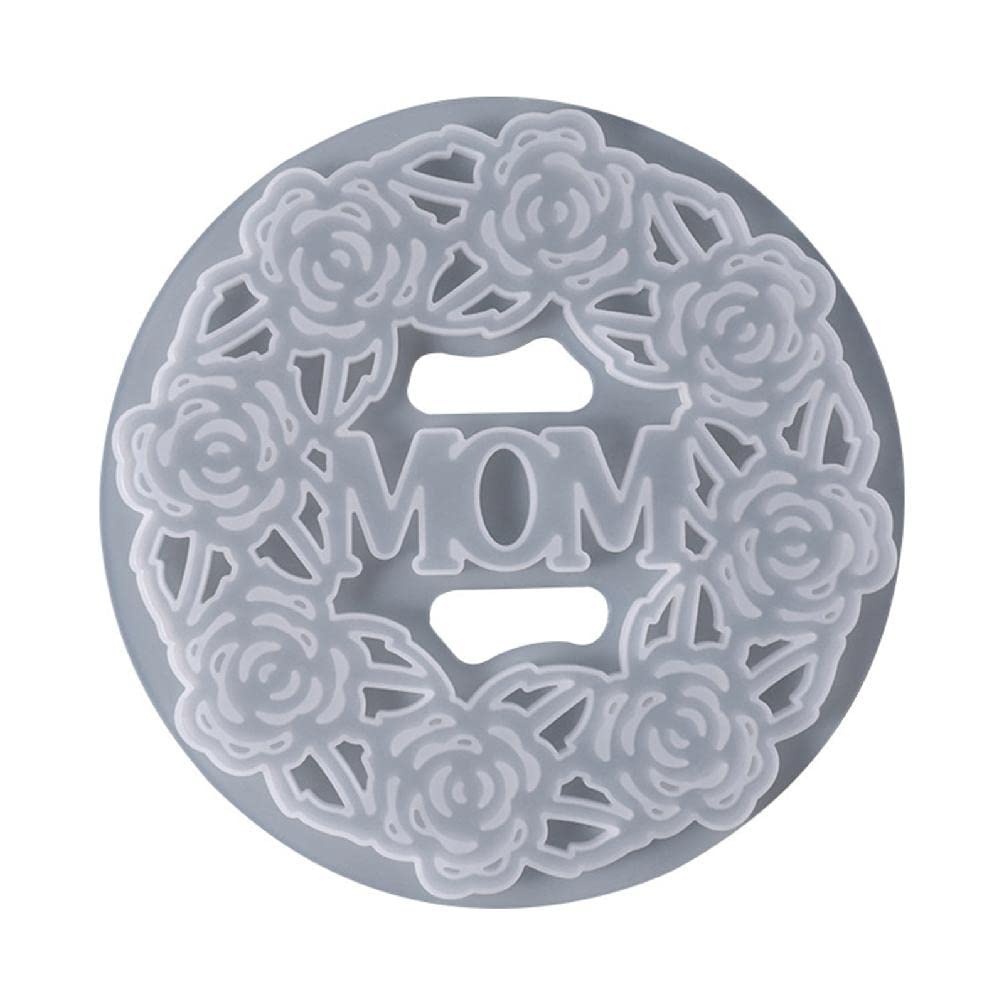 WANGFUFU Silicone Epoxy Mold Set - DIY Wreath Coaster Molds, Letter Cup Mats for Resin Casting | Perfect for Home Decor, Holiday Crafts & Gift Making