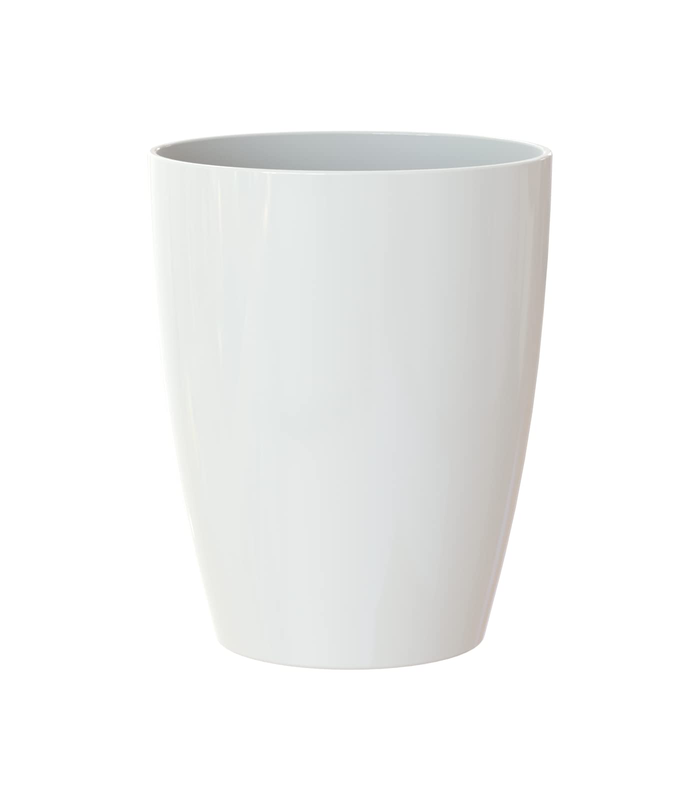 Fiji Orchid Pot 12.5 cm White - Ceramic Flower Plant Container for Orchids, Succulents & Houseplants - Perfect for Home, Office & Garden Decor
