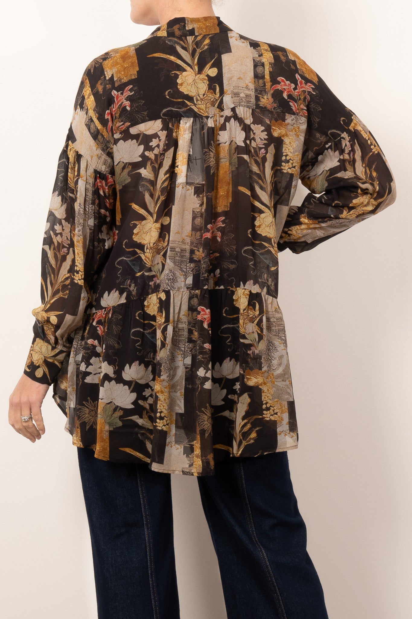 Trelise Cooper Button Up Blouse for Women - Elegant Floral Print Top for Work, Office & Casual Wear | Perfect for Spring & Summer Outfits