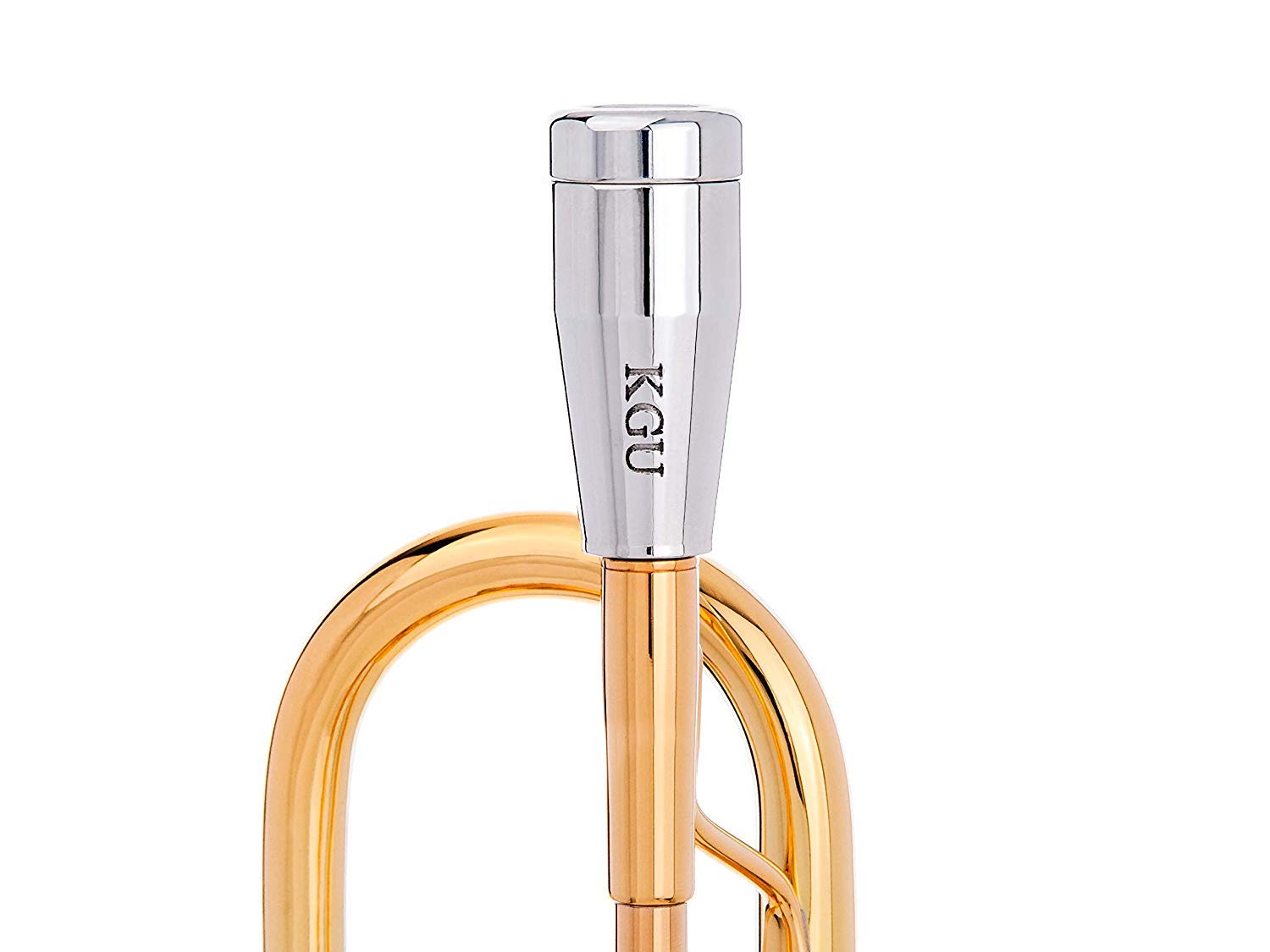 Premium KGU Custom Silver Plated Trumpet Mouthpiece Booster - Enhances Tone & Projection for Professional Brass Players - Perfect for Jazz, Orchestral & Solo Performances