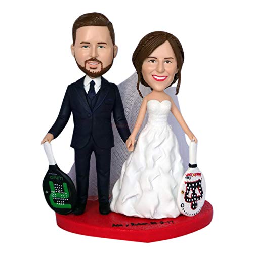 Custom Bobbleheads from Photo - Personalized Wedding Cake Toppers, 3D Figurines & Silhouette Sculptures - Handmade Clay Figurine Maker for Anniversaries, Gifts & Home Decor
