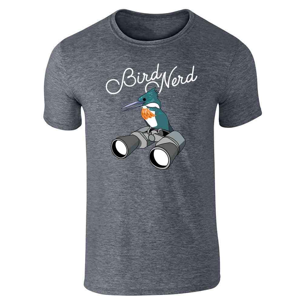 Pop Threads Bird Nerd Graphic T-Shirt for Men - Funny Birdwatching Tee - Perfect for Outdoor Adventures & Casual Wear