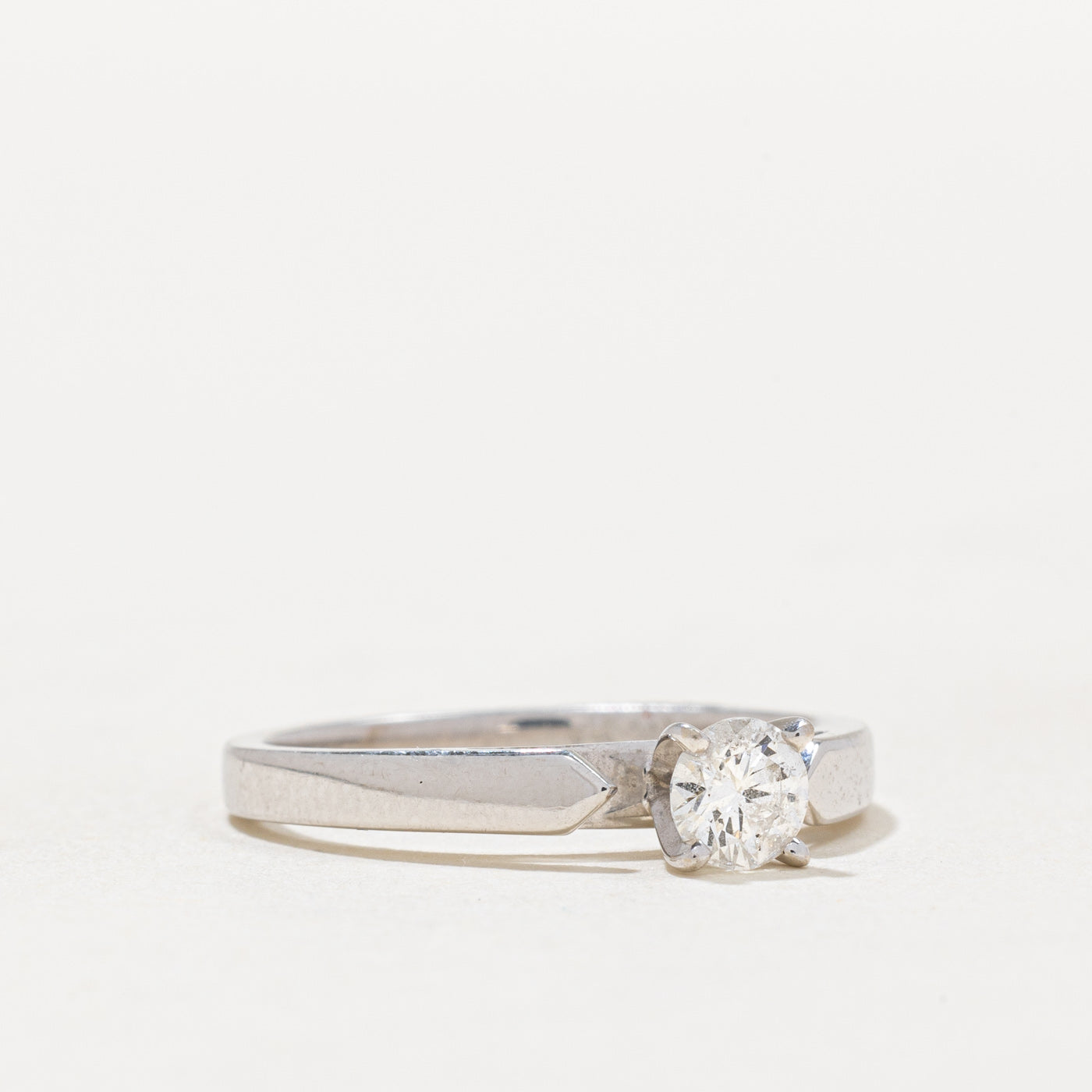 0.30ct Solitaire Diamond Engagement Ring for Women - Size 6 | Classic Round Cut Wedding Band | Perfect for Proposals, Anniversaries & Special Occasions