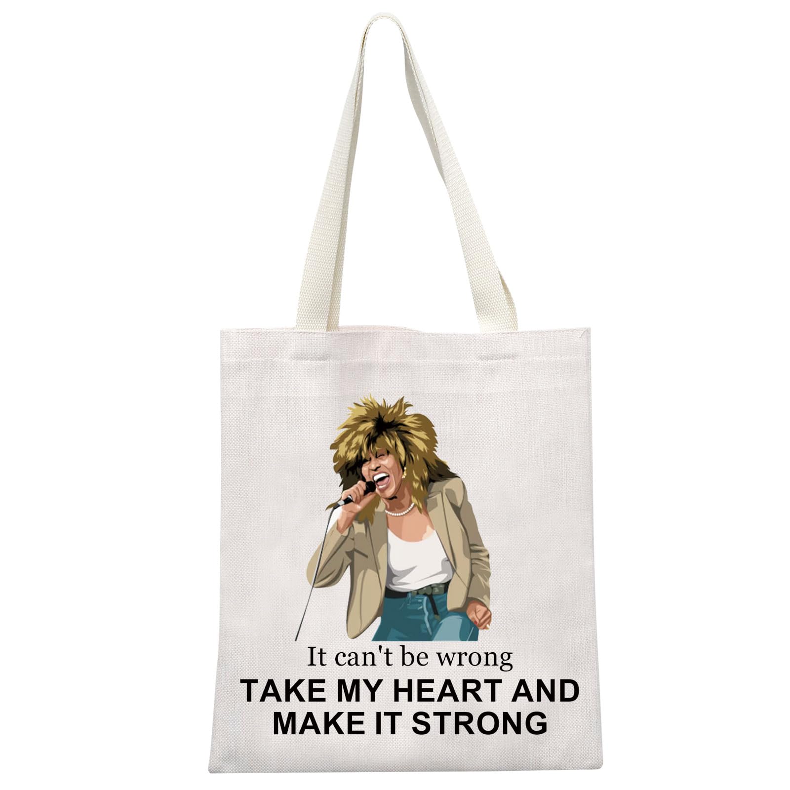 GJTIM Tina Musical Gift Zipper Pouch - Inspired by Broadway Musicians with Song Lyrics Print - Perfect Makeup Bag for Theatre Lovers & Music Enthusiasts (Great for Concerts, Travel & Daily Use)