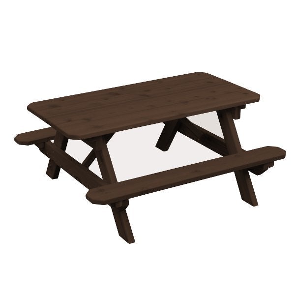 Premium Western Red Cedar Kids Picnic Table - Durable Outdoor Wooden Play Table for Children's Backyard, Garden & Patio - Perfect for Playdates, Snack Time & Outdoor Activities