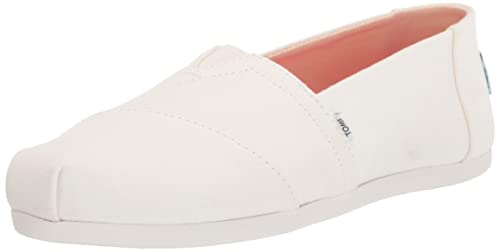 TOMS Women's Comfortable Slip-On Canvas Shoes | Casual & Lightweight for Everyday Wear | Perfect for Walking, Travel, and Summer Outfits