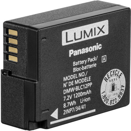 Original Panasonic DMW-BLC12 Rechargeable Battery for Lumix GX8 & G85 Cameras - Perfect for Travel Photography & Vlogging