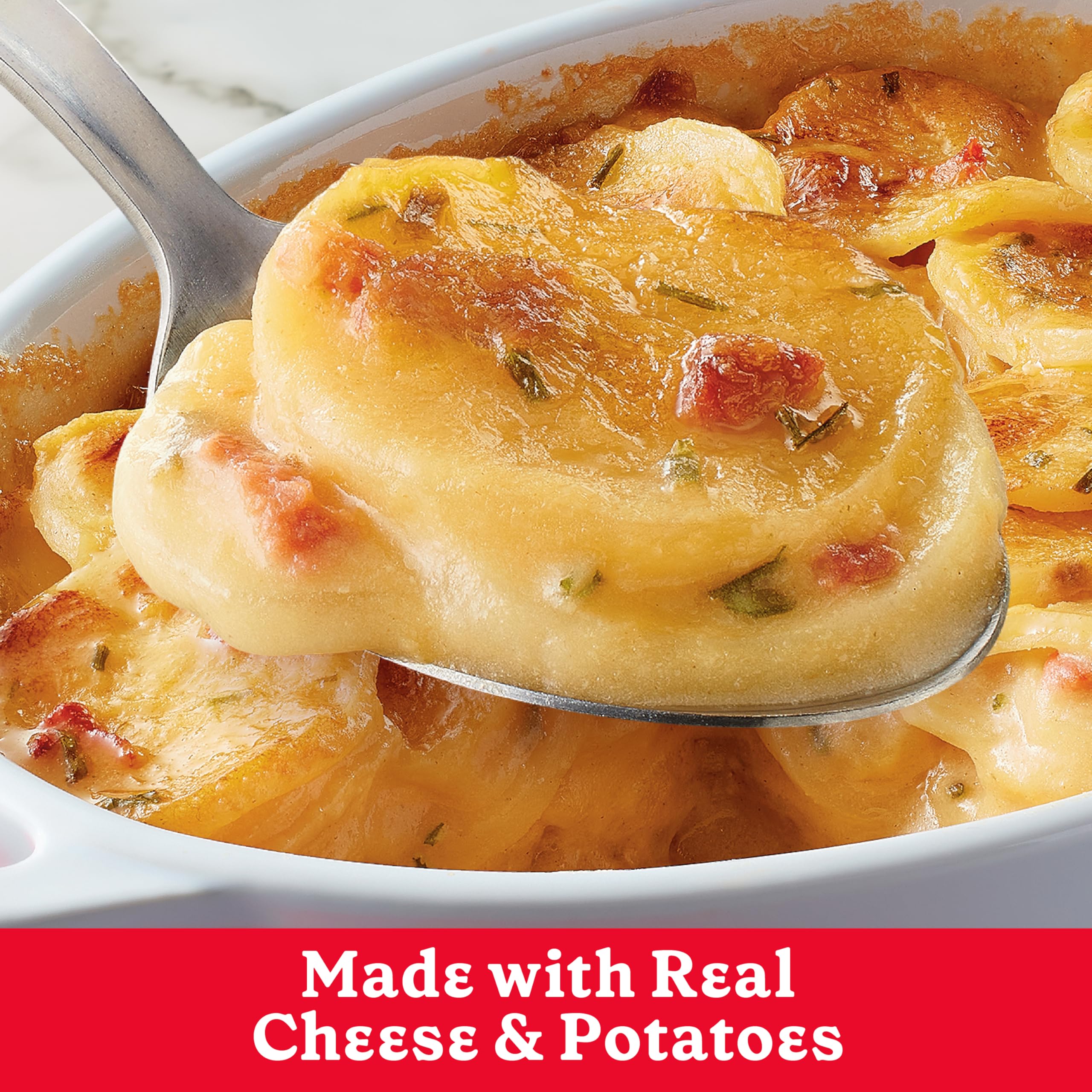 Betty Crocker Loaded Casserole Potatoes with Real Cheese - Twin Pack (8 oz Box) | Easy Side Dish for Family Dinners & Holiday Meals