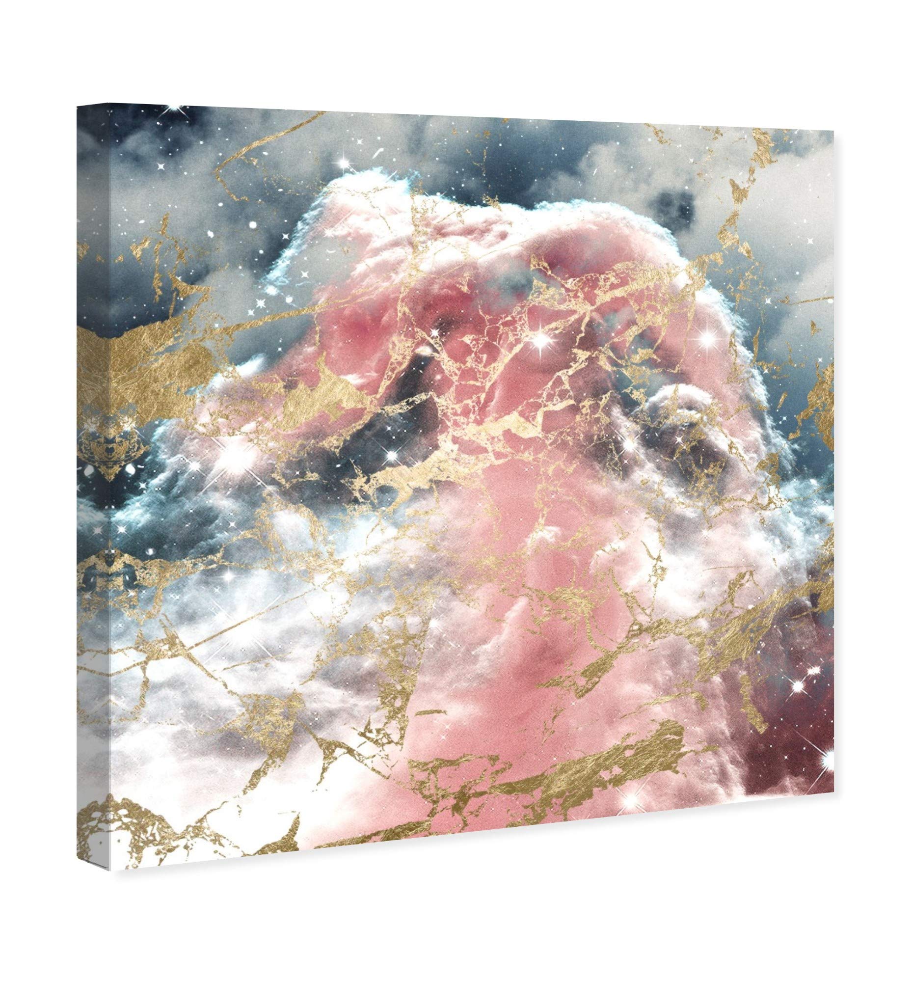 Oliver Gal 'A Galaxy Dream' Pink Abstract Wall Art Print - Premium Canvas Painting 30