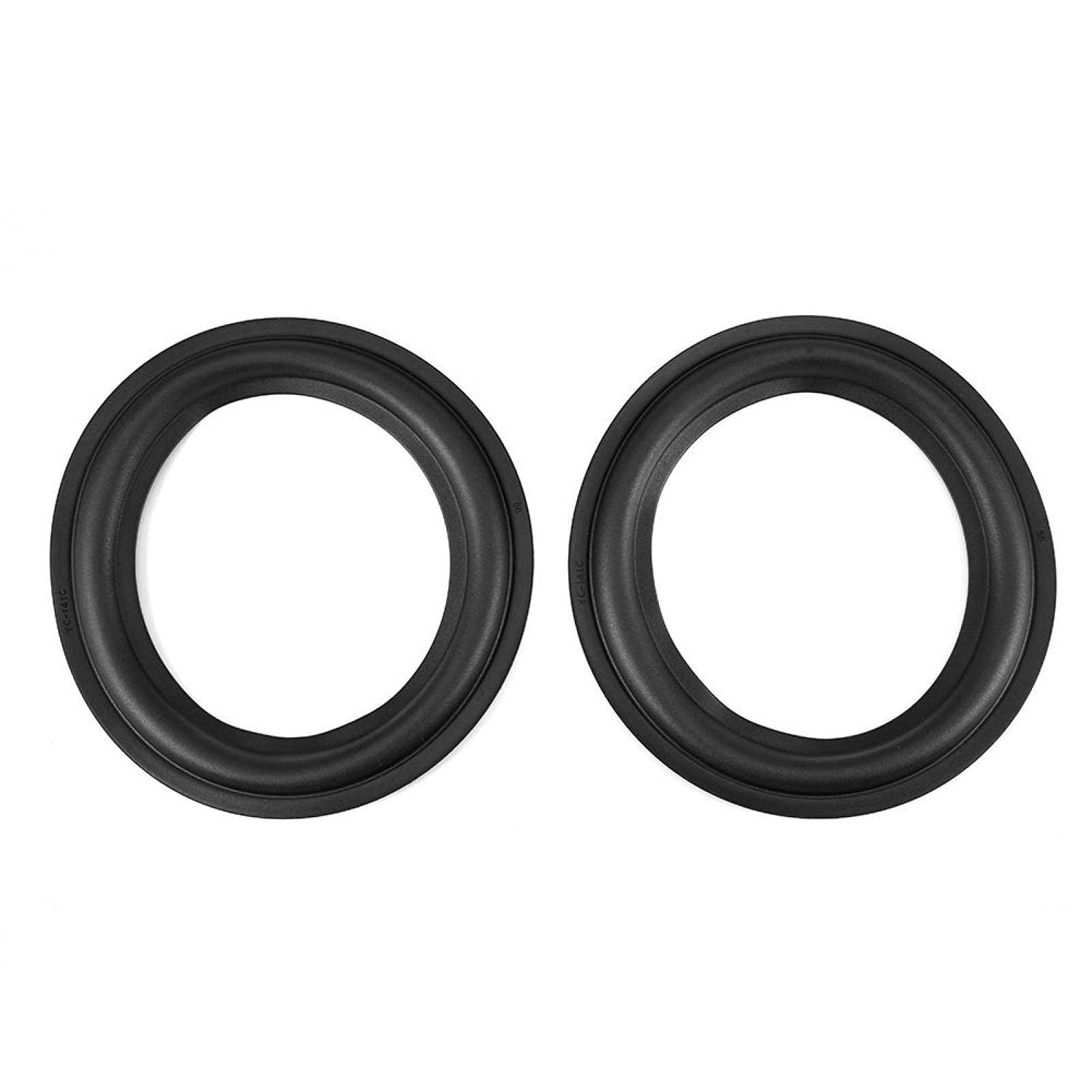 6 Inch Perforated Rubber Edge Speaker Replacement (2-Pack) – Durable 156mm Black Speaker Edge for Easy DIY Speaker Repair – Perfect for Home Audio, Car Speakers & Professional Sound Systems
