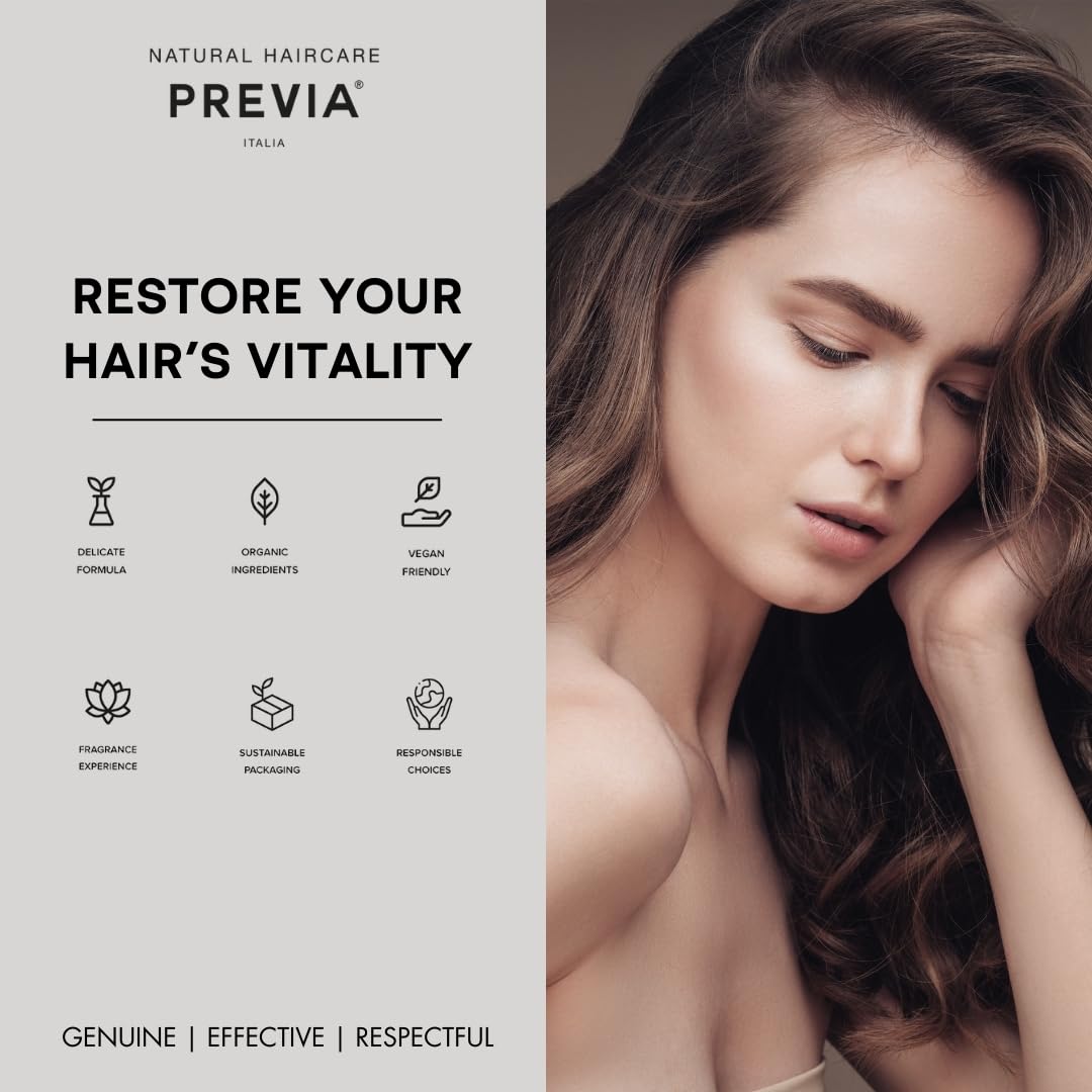 PREVIA Hair & Scalp Tonic Conditioner - Hydrating & Rebalancing Treatment with Argan Oil | Vegan, Cruelty-Free & Sulfate-Free Hair Care | 32.1 oz Bottle for Dry, Damaged Hair | Perfect for Daily Scalp Nourishment & Hair Repair