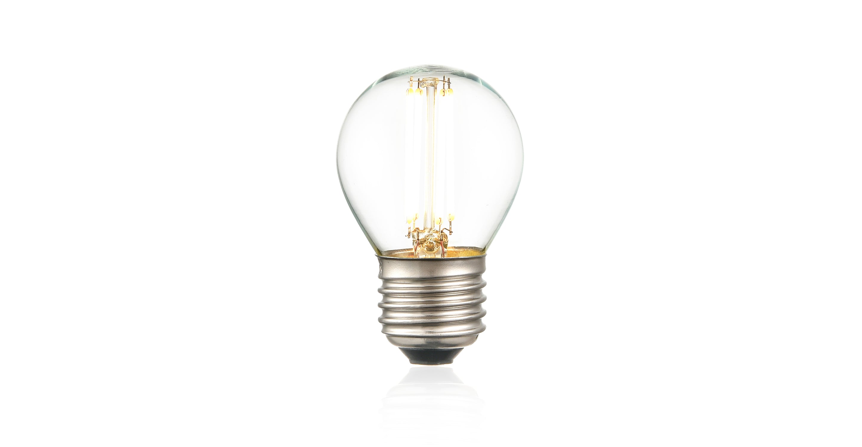 Klur G45 Vintage LED Edison Bulb - Dimmable Warm White 2700K, E26 Base, 6W (60W Equivalent) - Perfect for Pendant Lights, Chandeliers, and Industrial Style Lamps