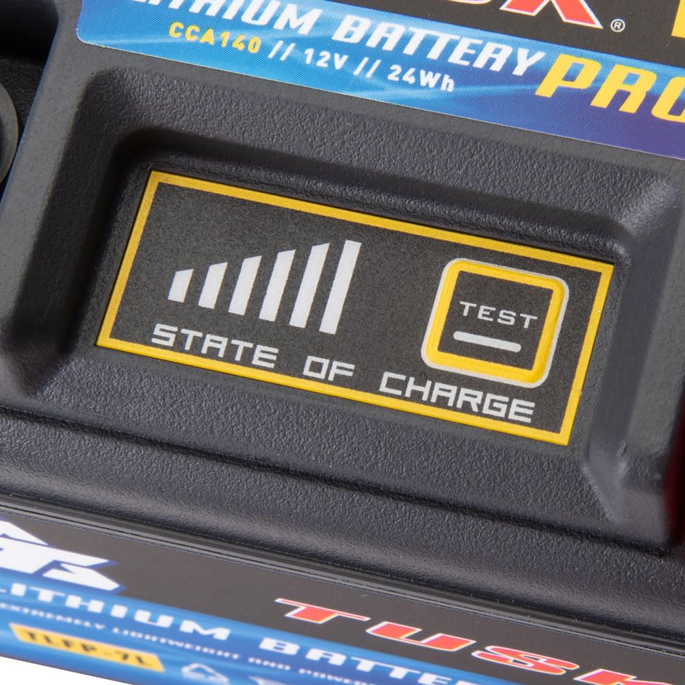 Tusk Lithium Pro Battery TLFP-7L - Lightweight High-Performance Lithium Battery for Husqvarna FC 250 (2014-2015, 2021-2025) - Perfect for Motocross, Off-Road Racing & Motorcycle Performance Upgrades