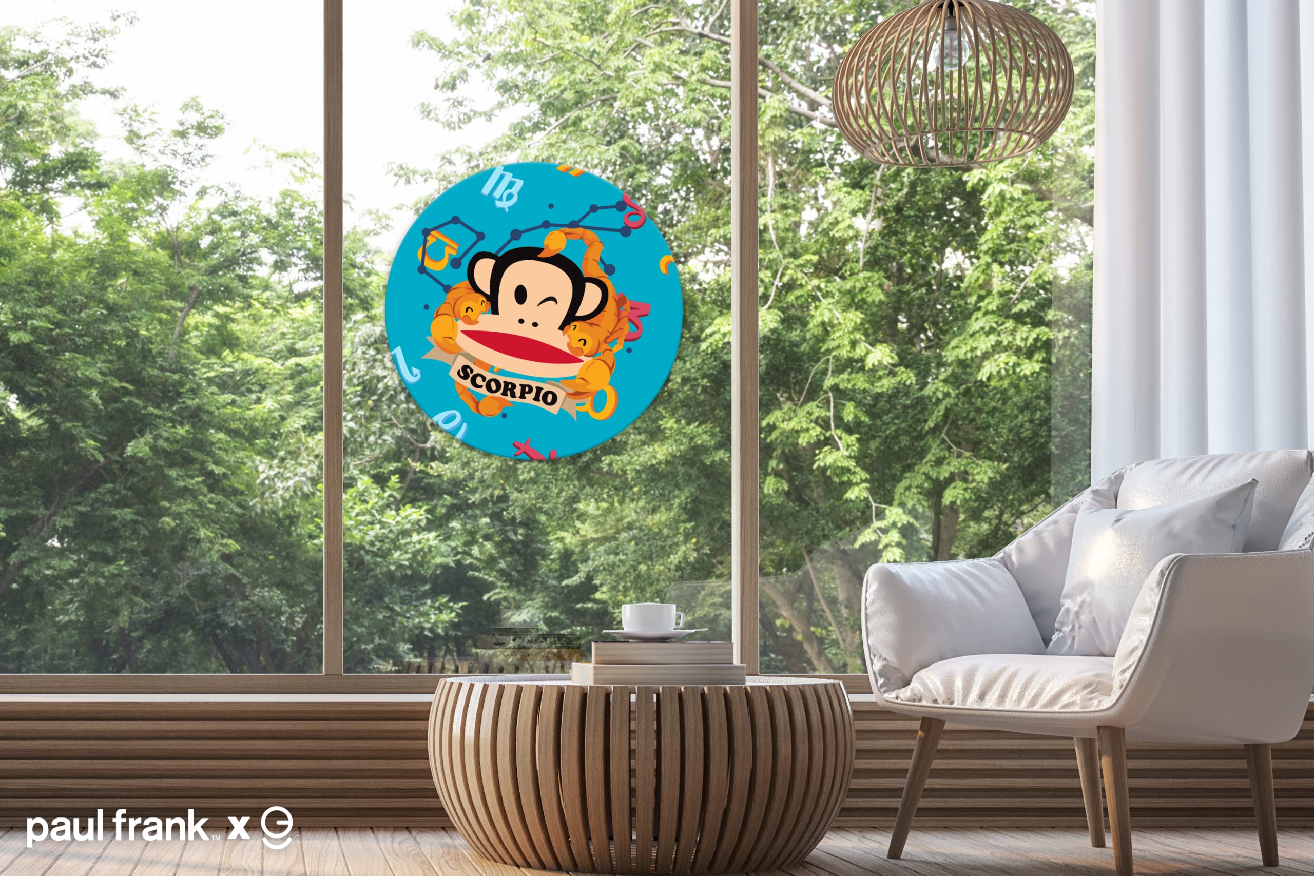 Personalized Paul Frank Zodiac PVC Decor for Nursery & Playroom | Party Supplies